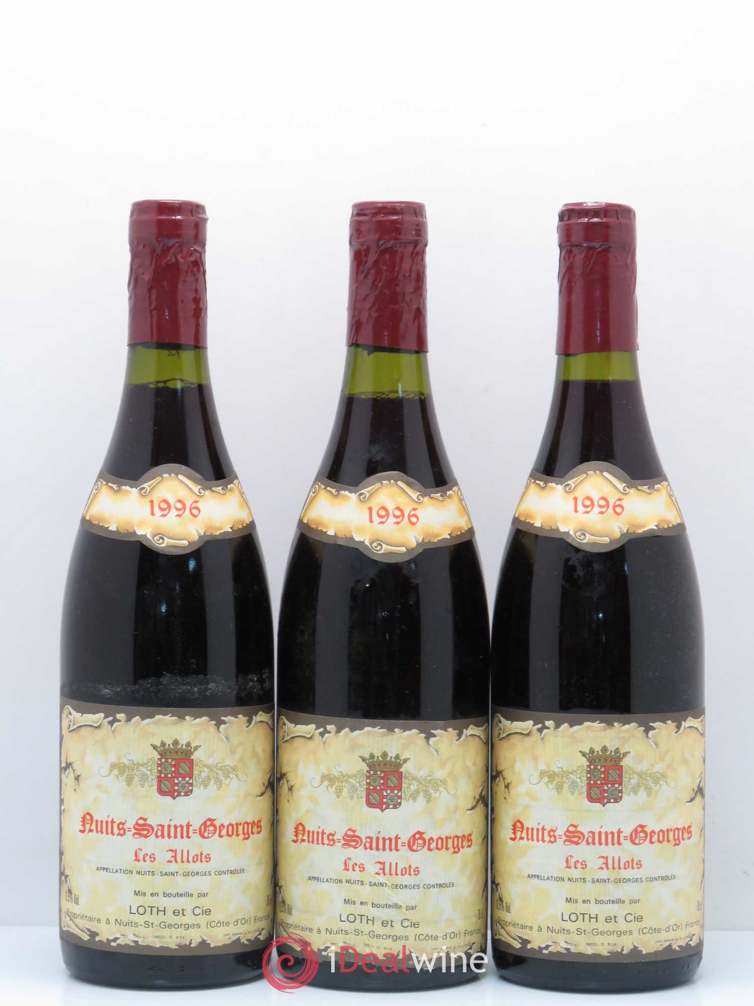 Nuits-Saint-Georges 1er Cru Aux Allots Domaine Loth & Fils 1996 - Posten von 6 Flaschen - 2