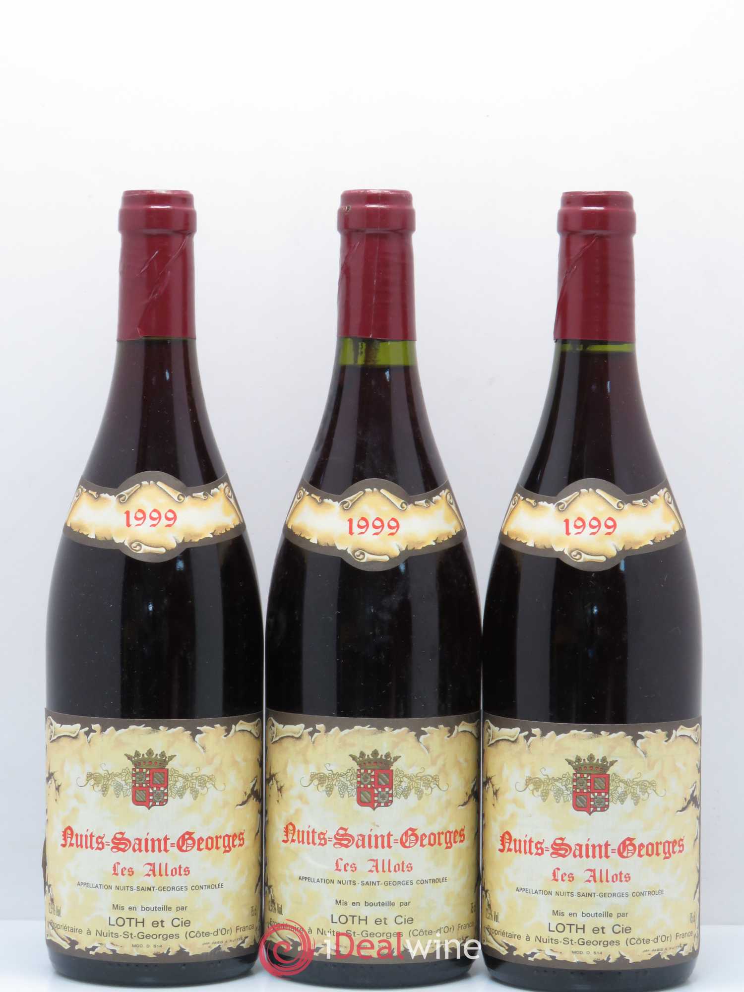 Nuits-Saint-Georges 1er Cru Aux Allots Domaine Loth & Fils 1999 - Lot de 12 bouteilles - 1