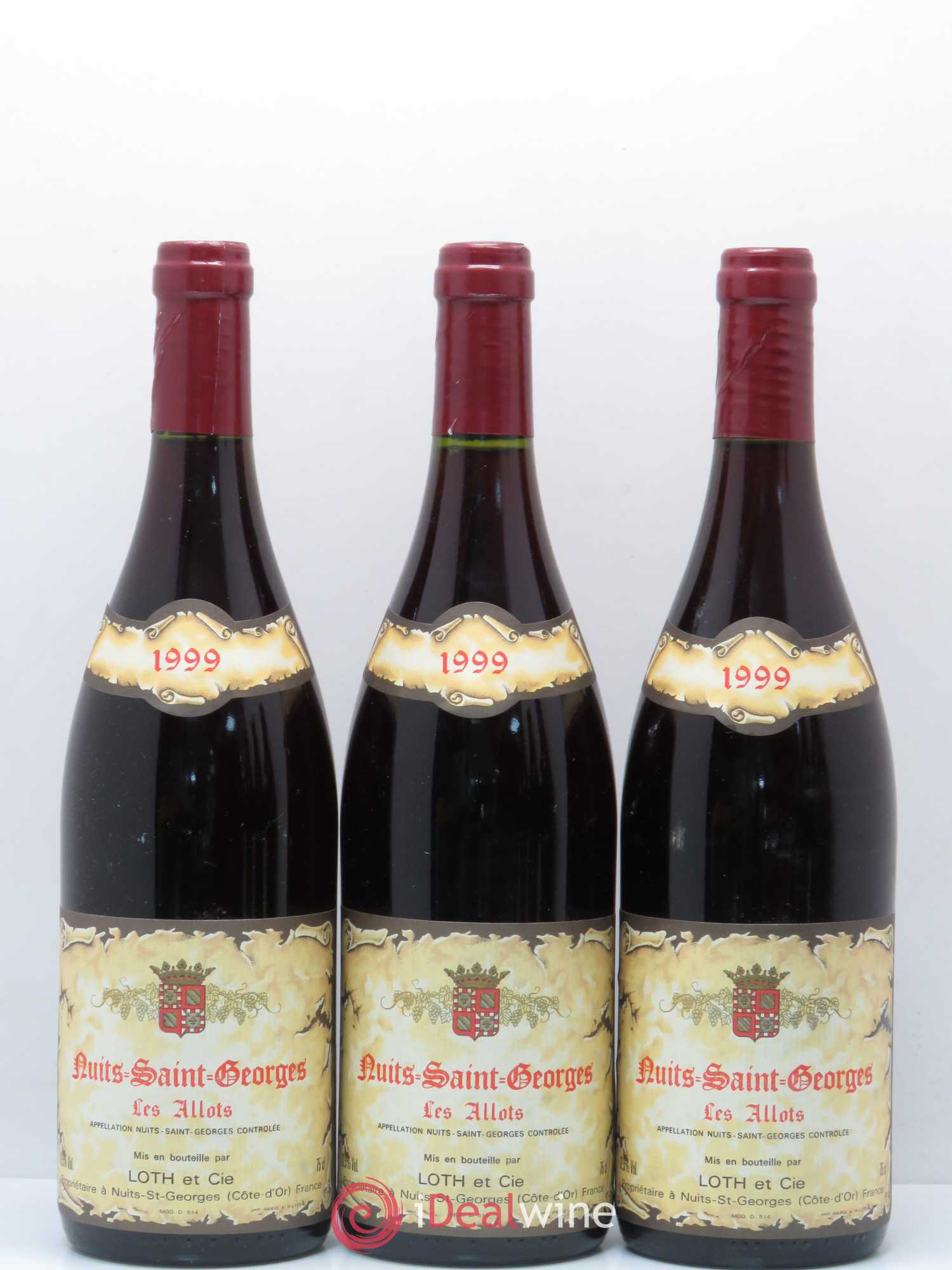 Nuits-Saint-Georges 1er Cru Aux Allots Domaine Loth & Fils 1999 - Lot de 12 bouteilles - 2
