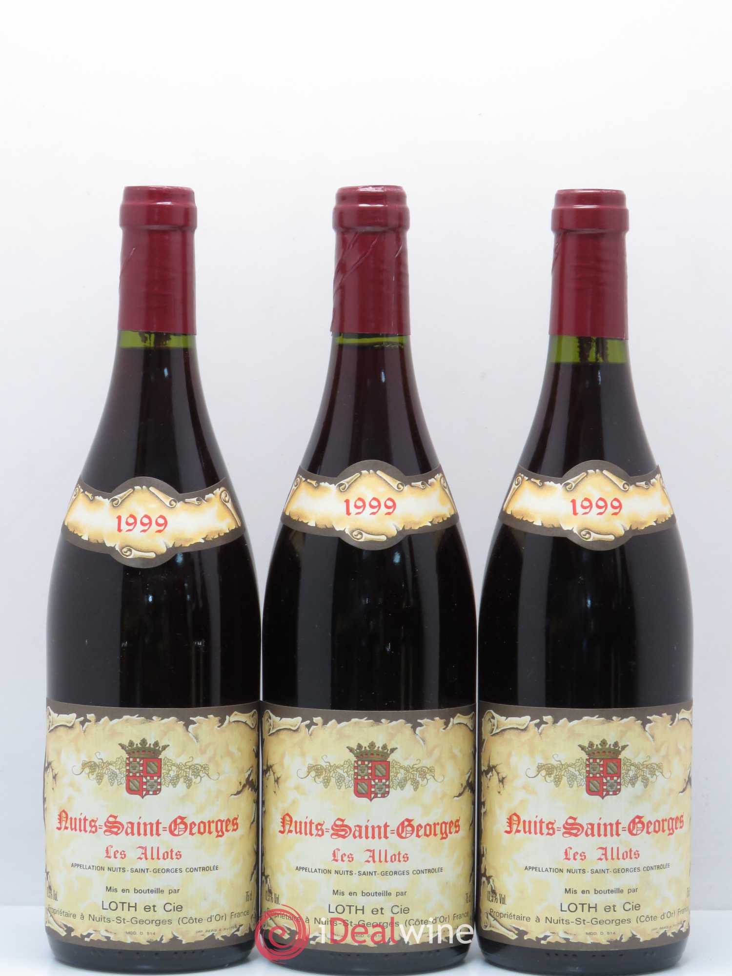 Nuits-Saint-Georges 1er Cru Aux Allots Domaine Loth & Fils 1999 - Lot de 12 bouteilles - 3