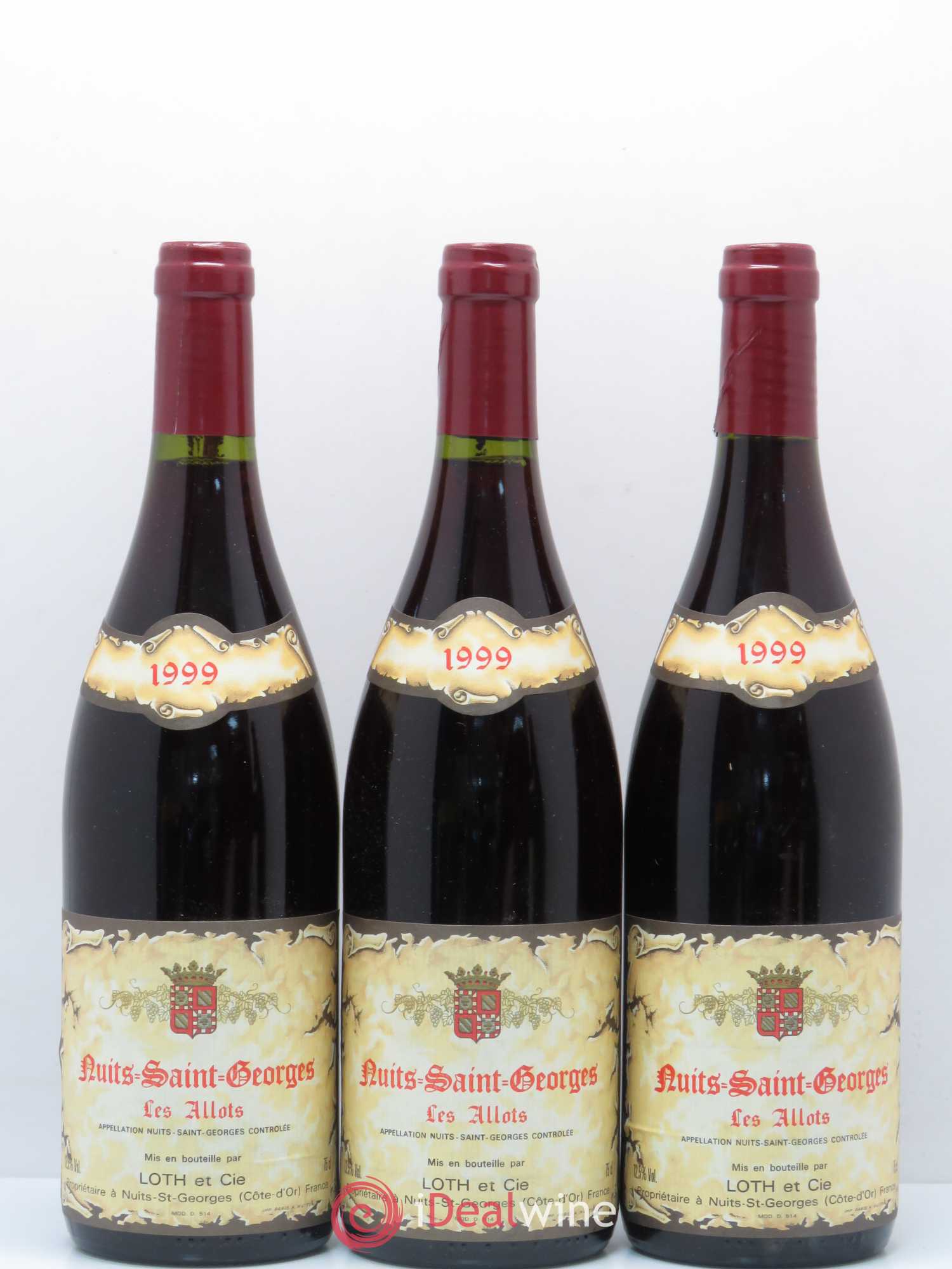 Nuits-Saint-Georges 1er Cru Aux Allots Domaine Loth & Fils 1999 - Lot de 12 bouteilles - 4