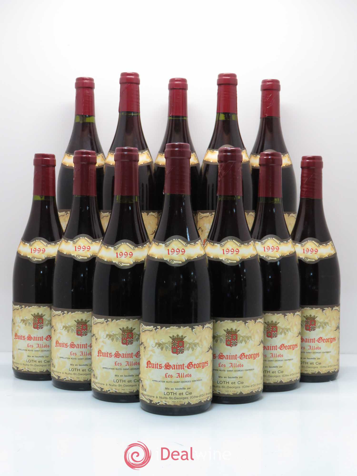 Nuits-Saint-Georges 1er Cru Aux Allots Domaine Loth & Fils 1999 - Lot de 12 bouteilles - 0
