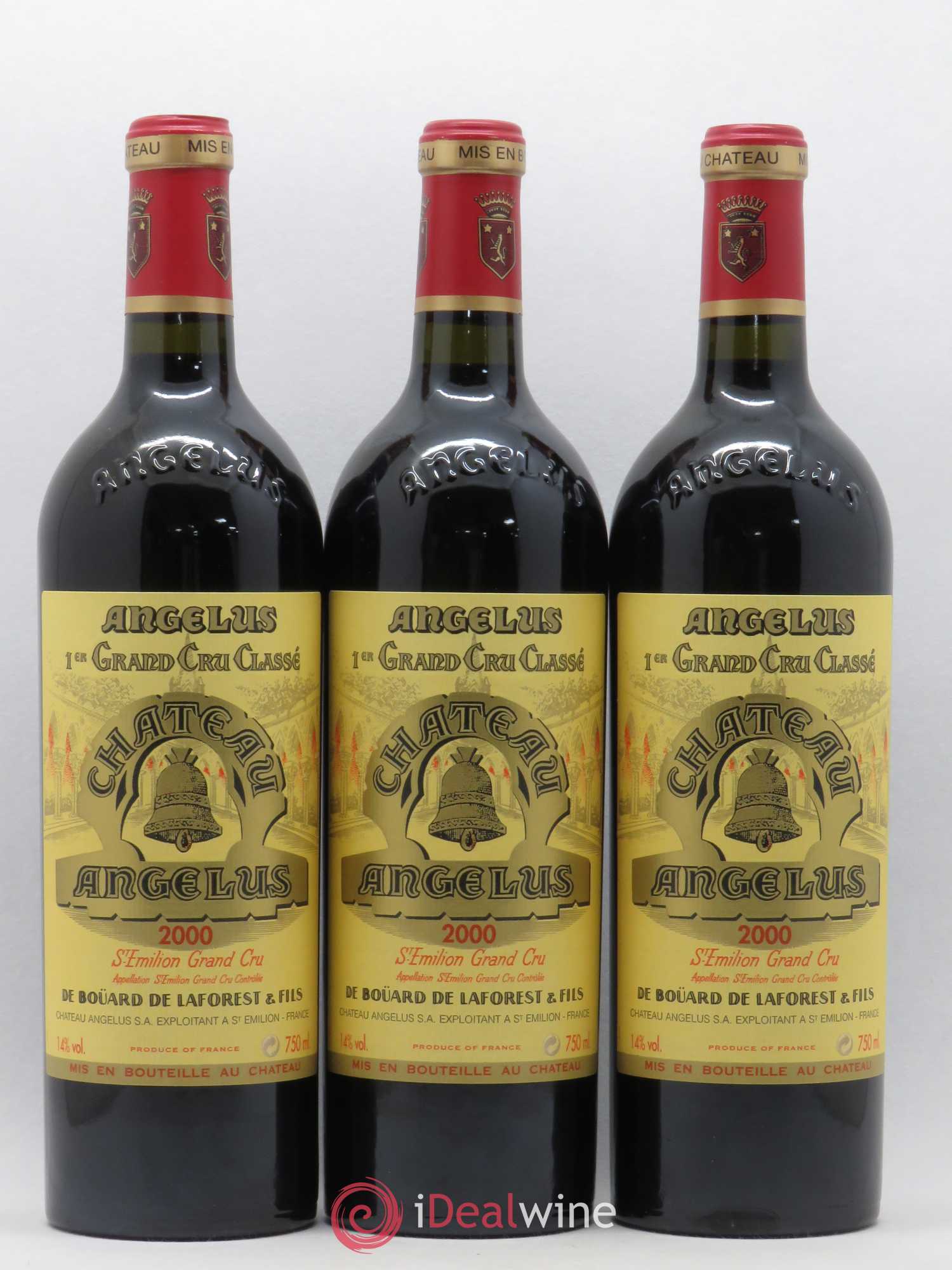 Château Angélus 1er Grand Cru Classé A 2000 - Lot de 6 bouteilles - 2