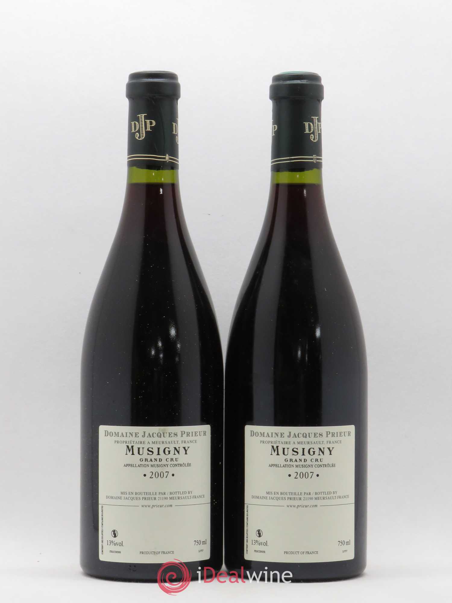Musigny Grand Cru Jacques Prieur (Domaine) 2007 - Lot de 2 bouteilles - 1