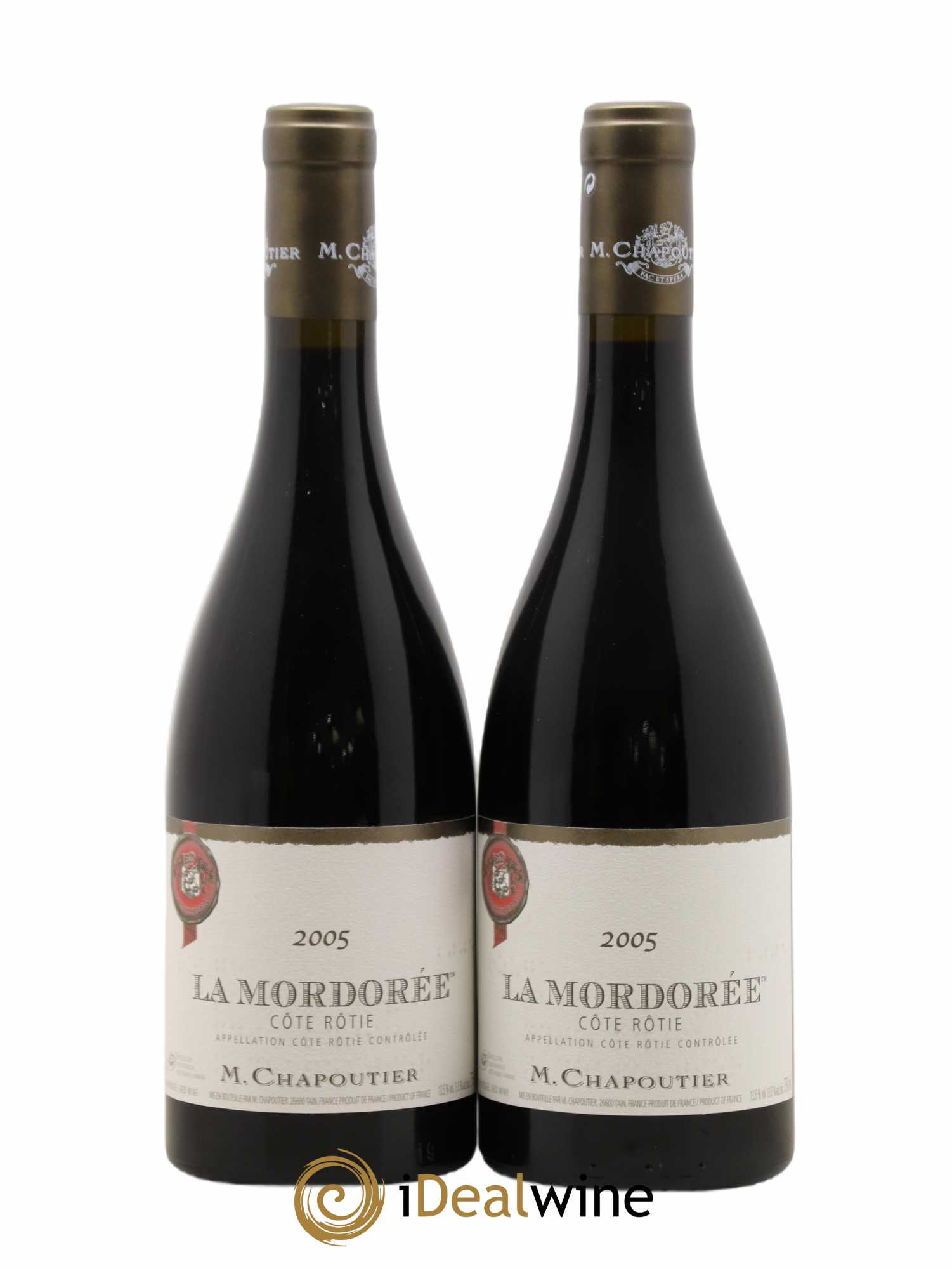 Côte-Rôtie La Mordorée Chapoutier 2005 - Lot de 2 bouteilles - 0