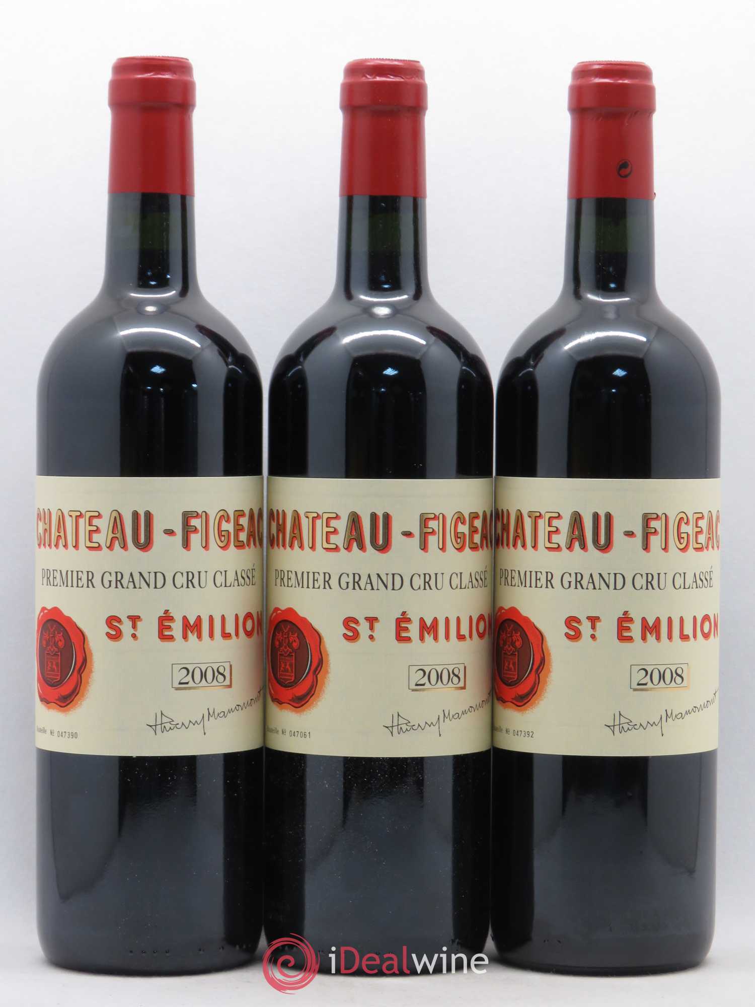 Château Figeac 1er Grand Cru Classé A 2008 - Lot de 12 bouteilles - 2