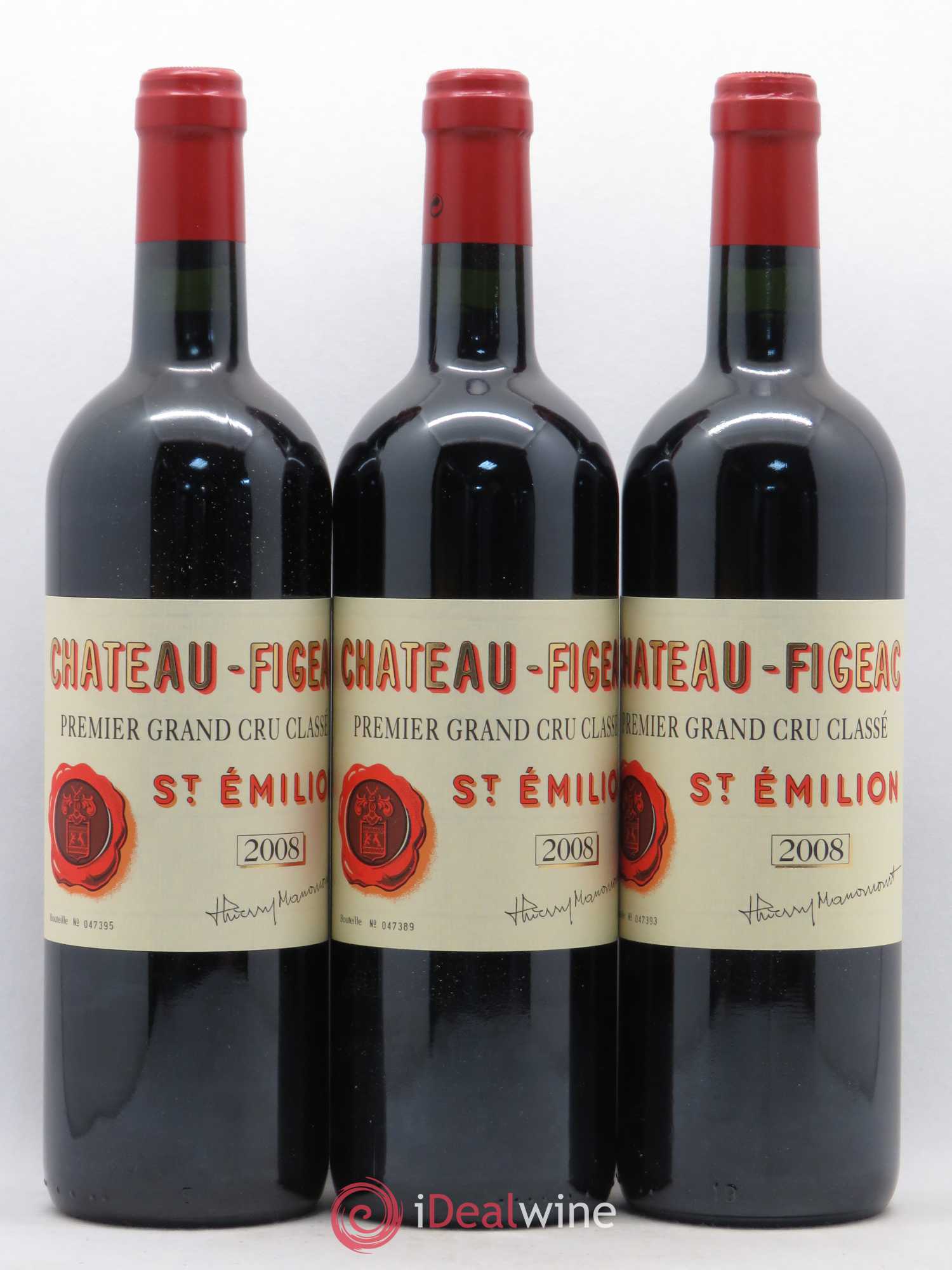 Château Figeac 1er Grand Cru Classé A 2008 - Lot de 12 bouteilles - 4