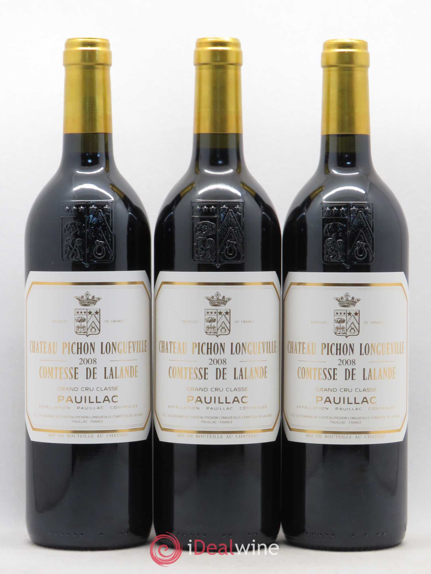 Château Pichon Longueville Comtesse de Lalande 2ème Grand Cru Classé 2008 - Lot de 12 bouteilles - 1