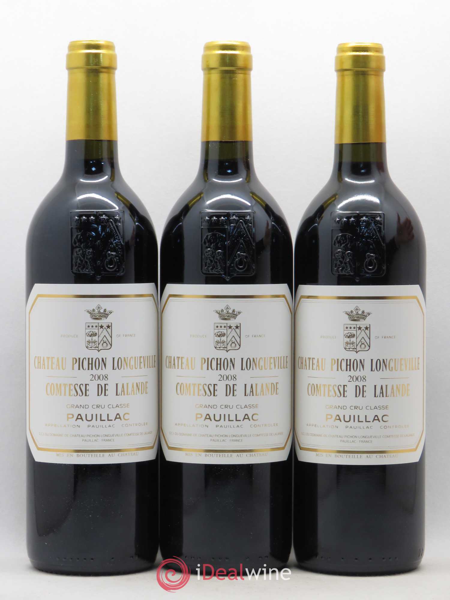 Château Pichon Longueville Comtesse de Lalande 2ème Grand Cru Classé 2008 - Lot de 12 bouteilles - 2