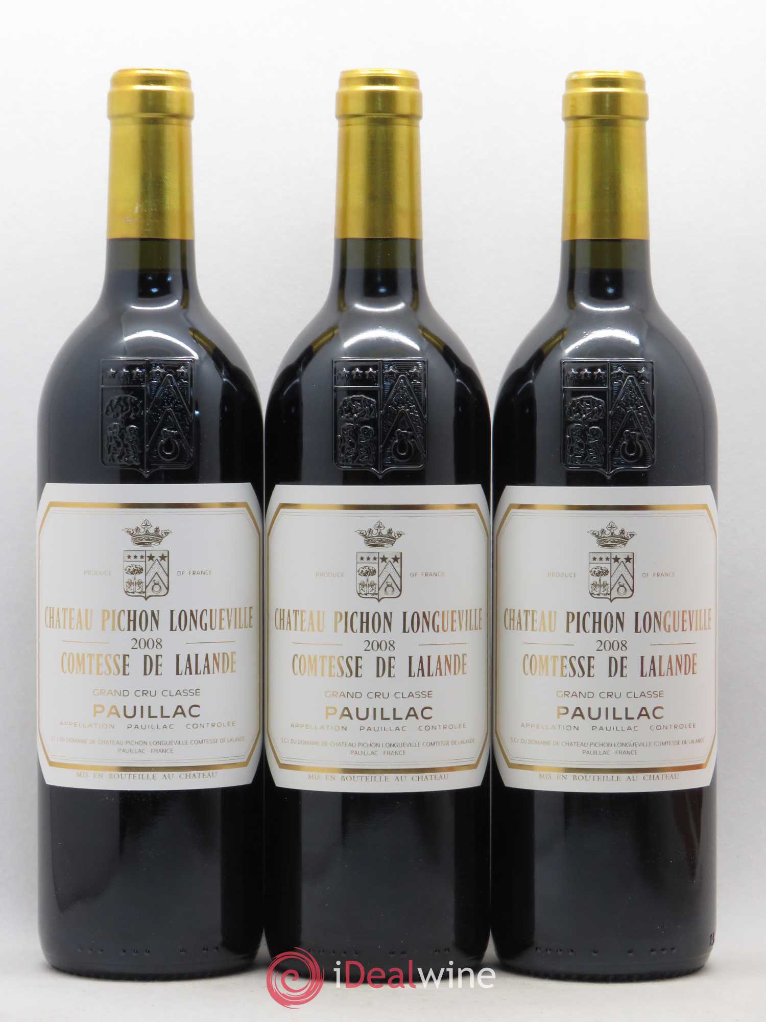 Château Pichon Longueville Comtesse de Lalande 2ème Grand Cru Classé 2008 - Lot de 12 bouteilles - 3