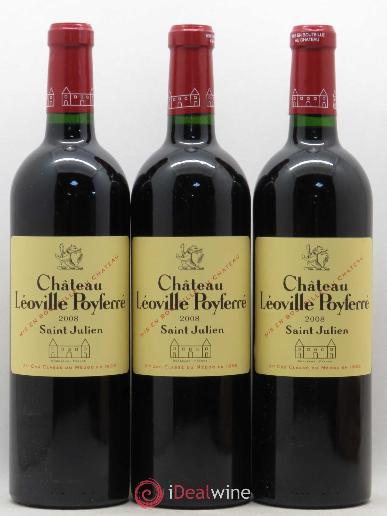 Château Léoville Poyferré 2ème Grand Cru Classé 2008 - Lot de 12 bouteilles - 3