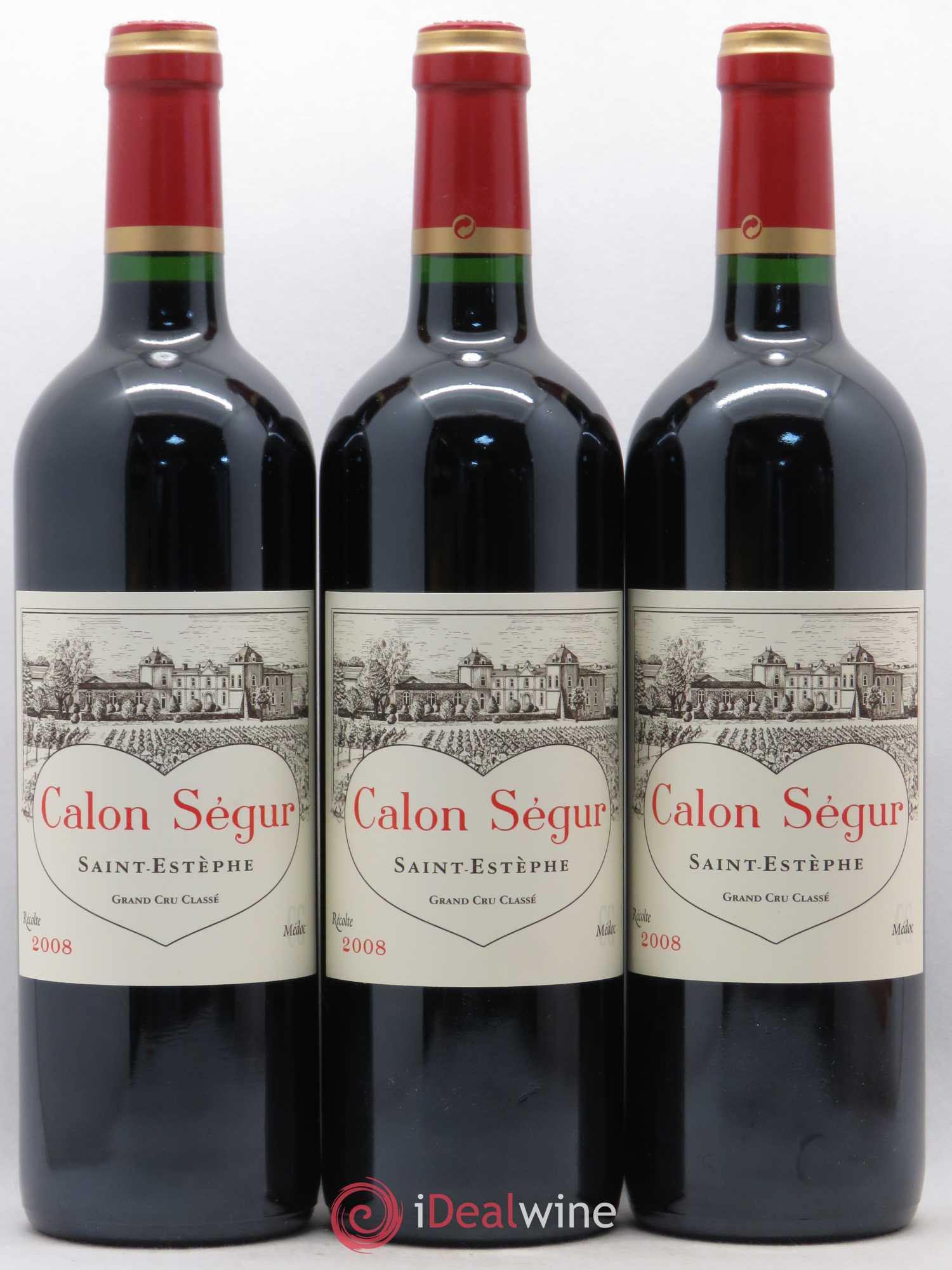 Château Calon Ségur 3ème Grand Cru Classé 2008 - Lot de 12 bouteilles - 2