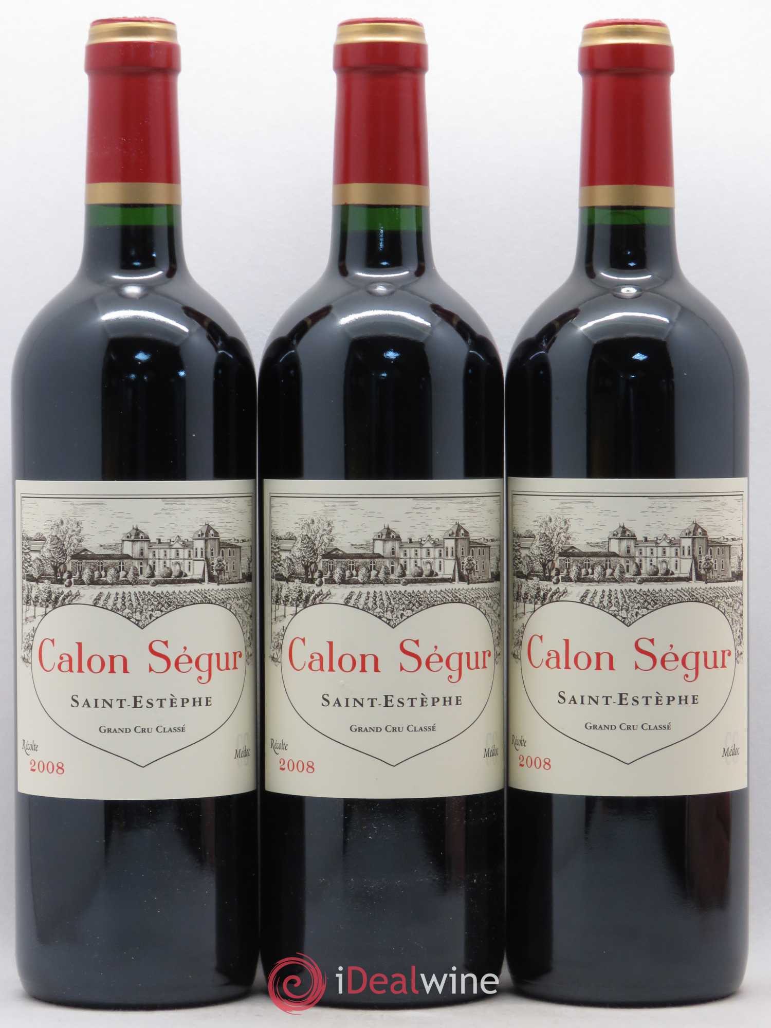Château Calon Ségur 3ème Grand Cru Classé 2008 - Lot de 12 bouteilles - 3