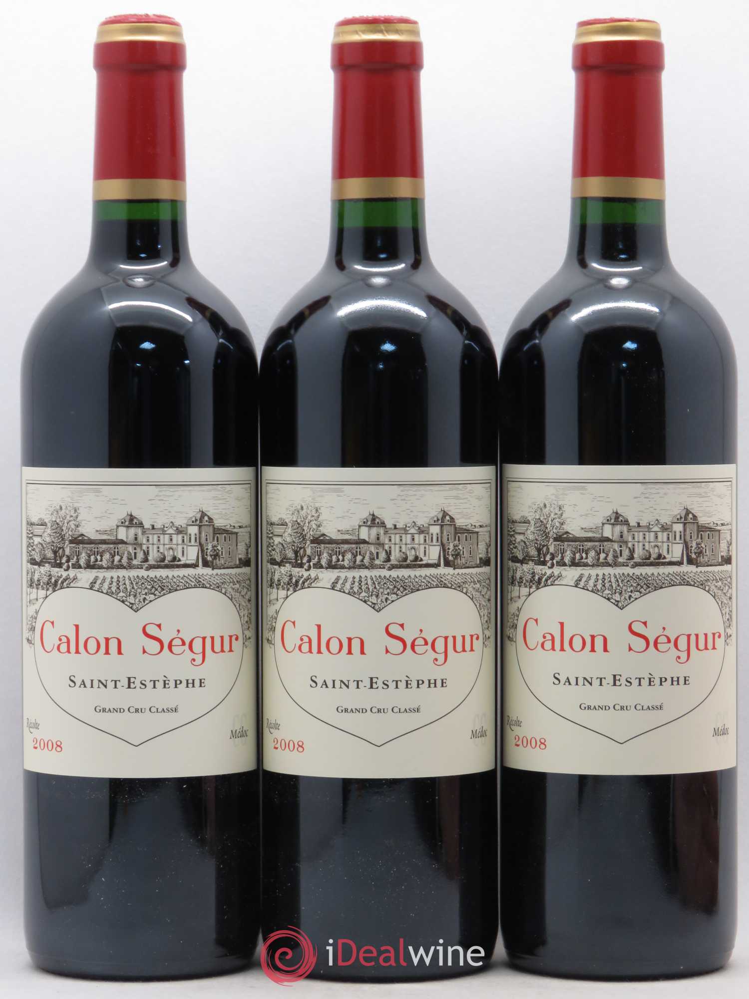 Château Calon Ségur 3ème Grand Cru Classé 2008 - Lot de 12 bouteilles - 4