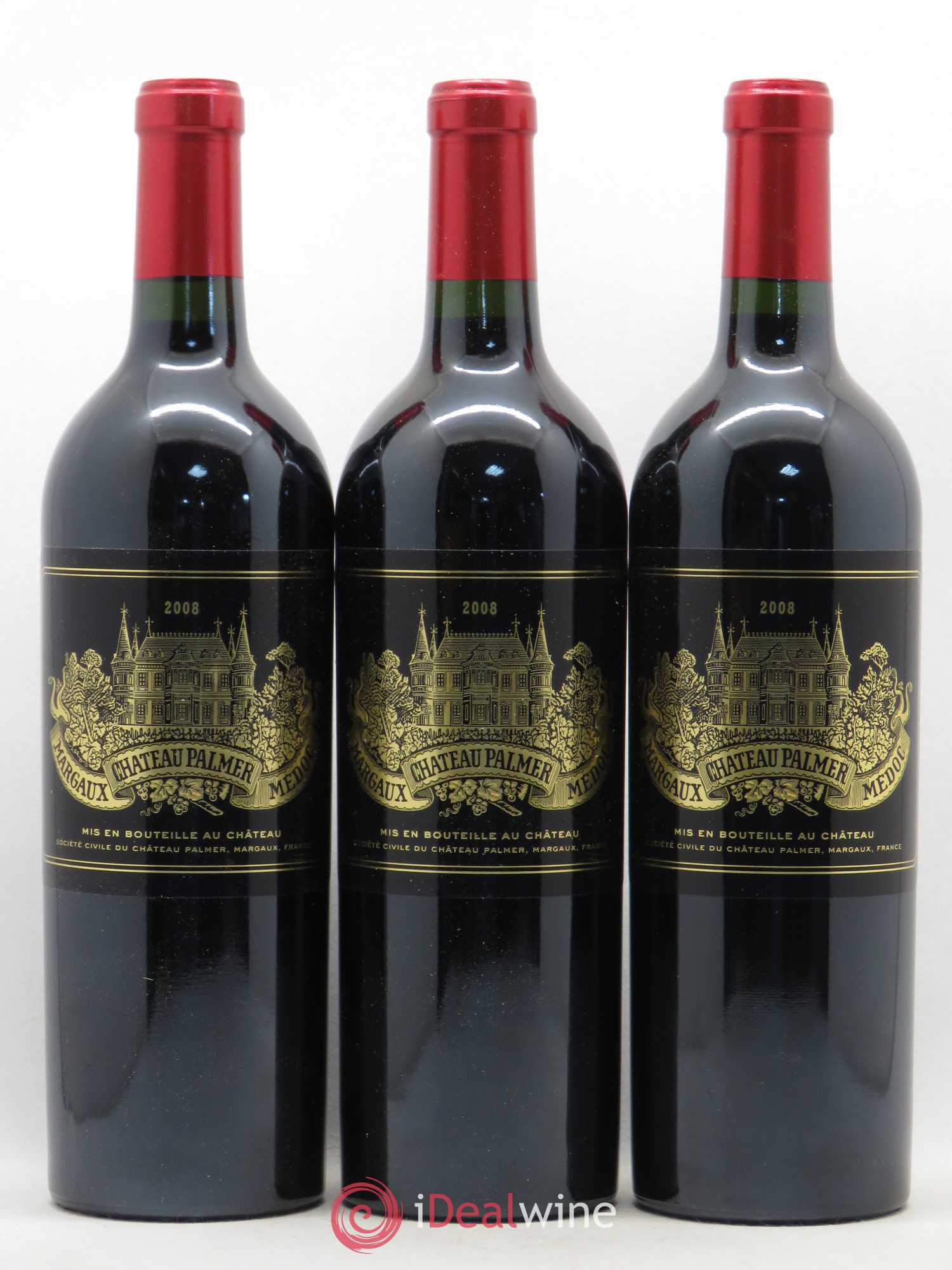 Château Palmer 3ème Grand Cru Classé 2008 - Lot de 12 bouteilles - 1