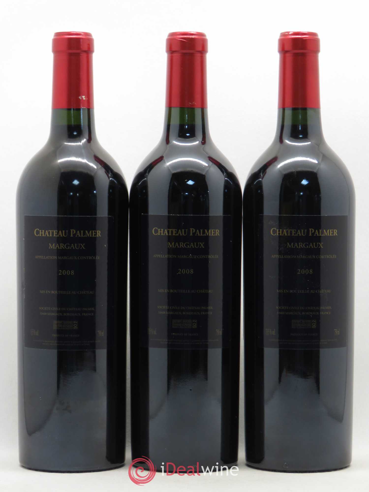 Château Palmer 3ème Grand Cru Classé 2008 - Lot de 12 bouteilles - 4
