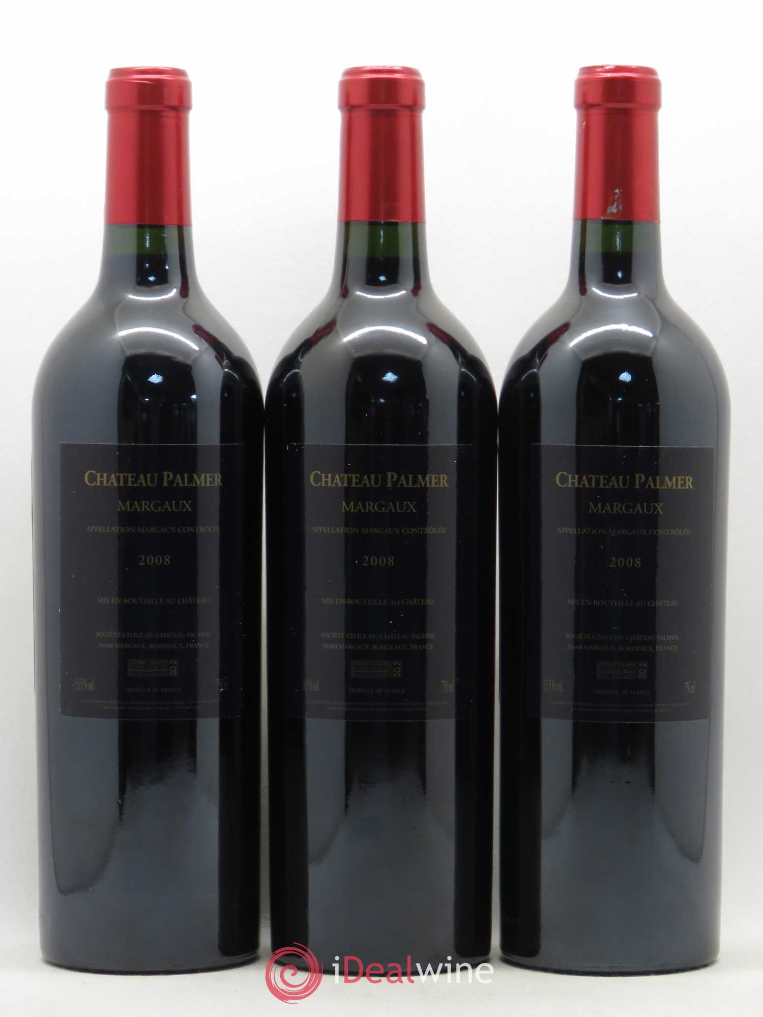 Château Palmer 3ème Grand Cru Classé 2008 - Lot de 12 bouteilles - 6