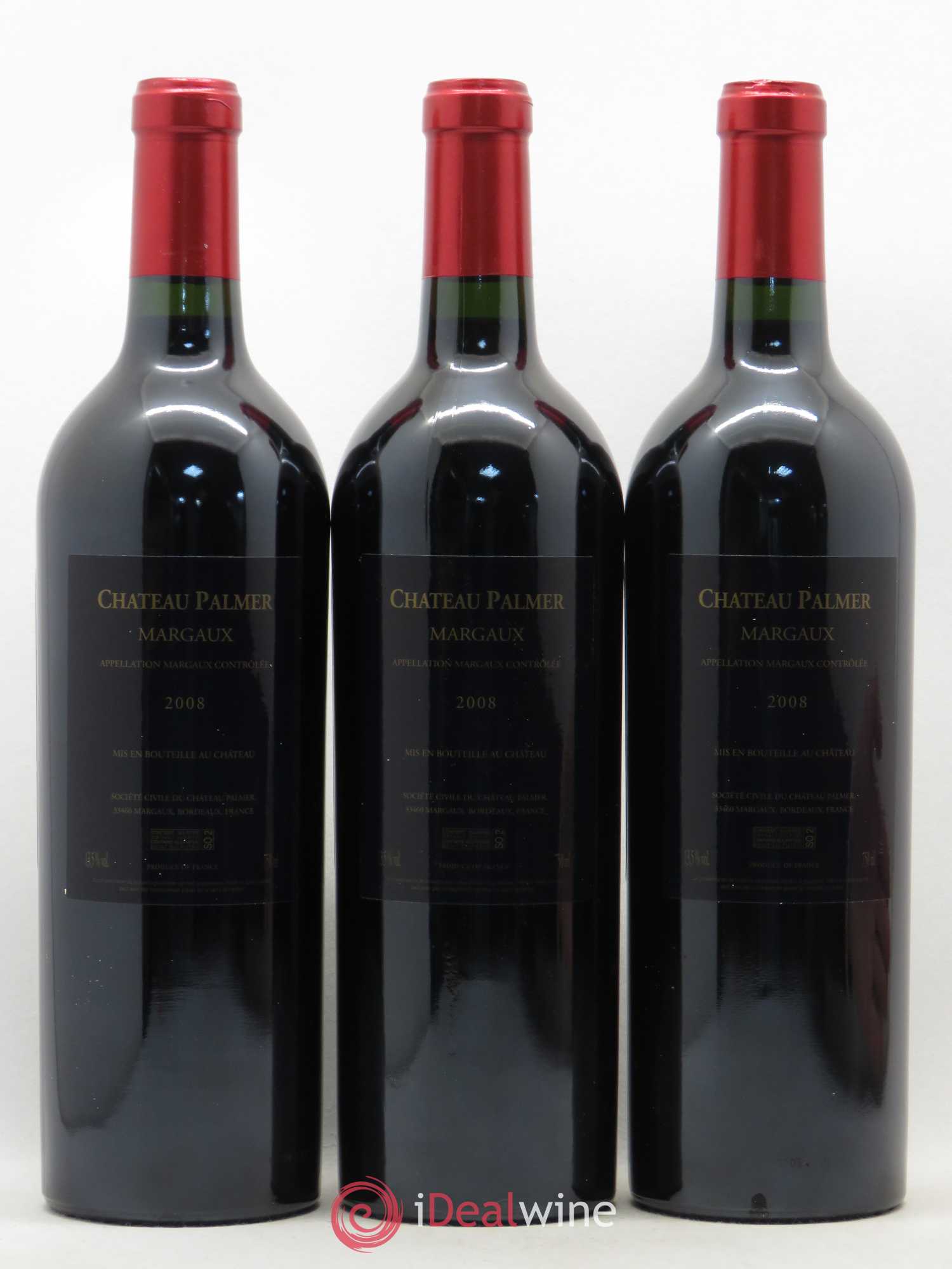 Château Palmer 3ème Grand Cru Classé 2008 - Lot de 12 bouteilles - 8