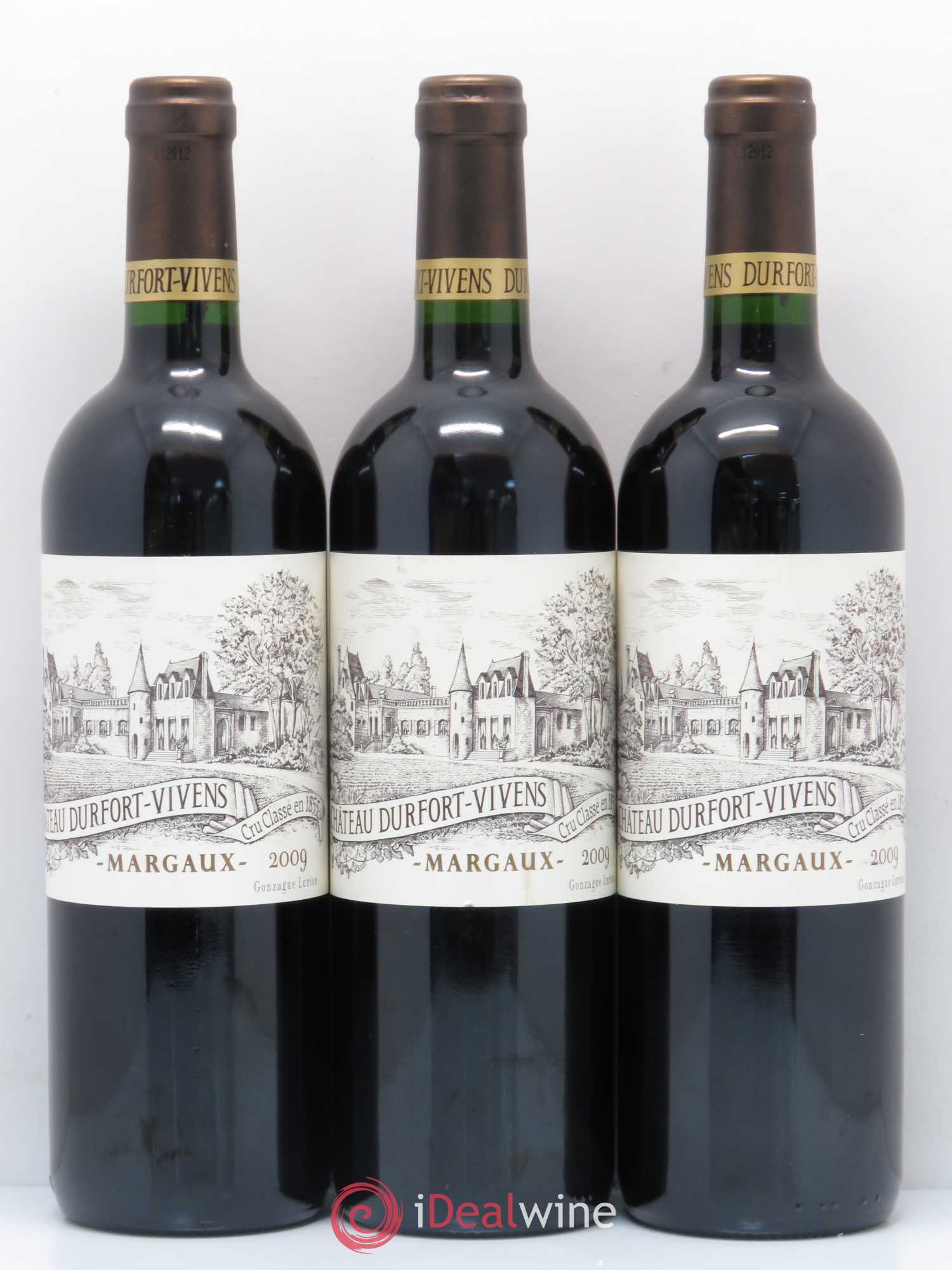 Château Durfort Vivens 2ème Grand Cru Classé 2009 - Lot de 3 bouteilles - 0