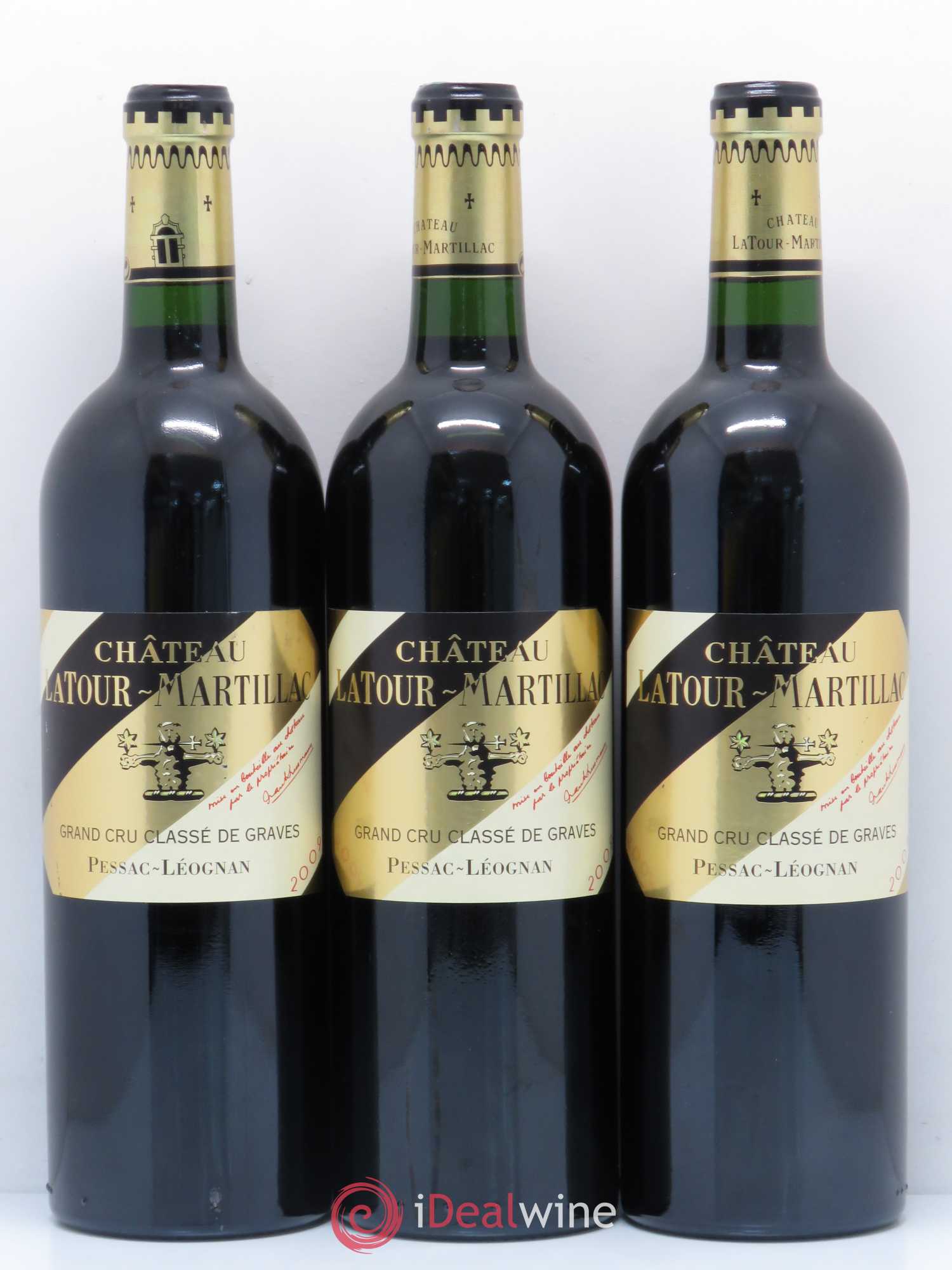 Château Latour-Martillac Cru Classé de Graves 2009 - Lot de 3 bouteilles - 0