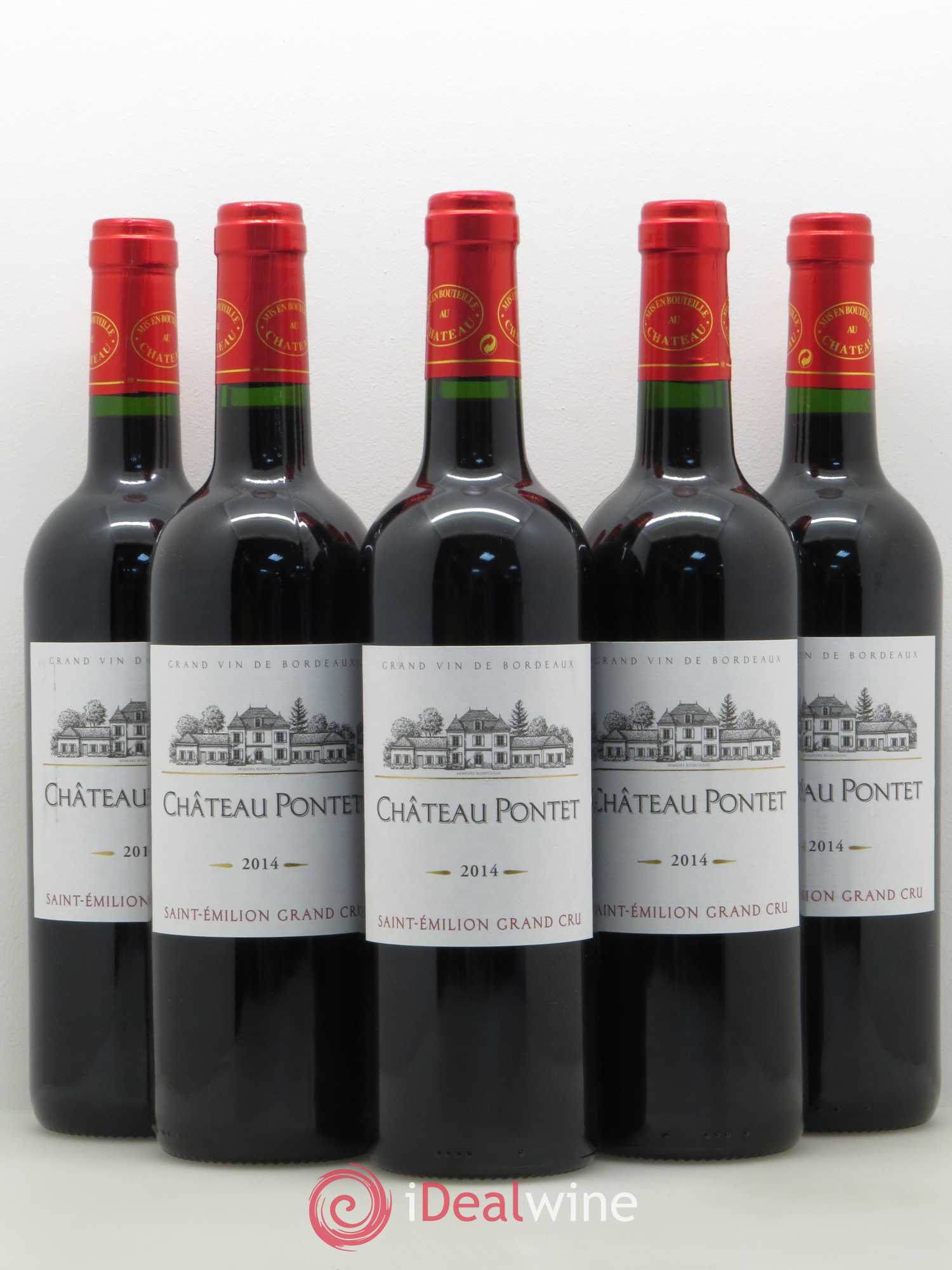 Saint-Émilion Château Pontet (sans prix de réserve) 2014 - Posten von 5 Flaschen - 0