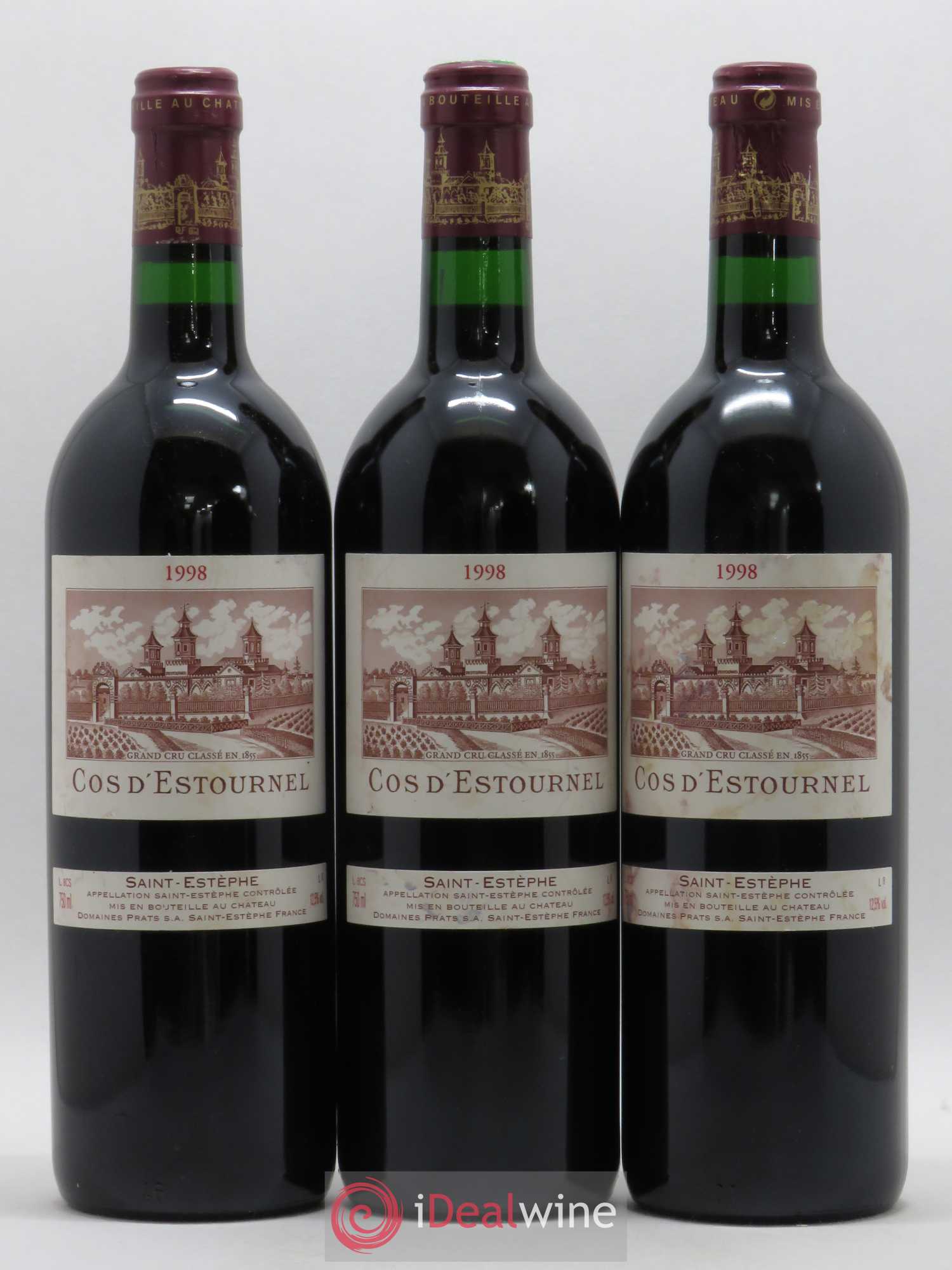 Cos d'Estournel 2ème Grand Cru Classé 1998 - Lot de 6 bouteilles - 2