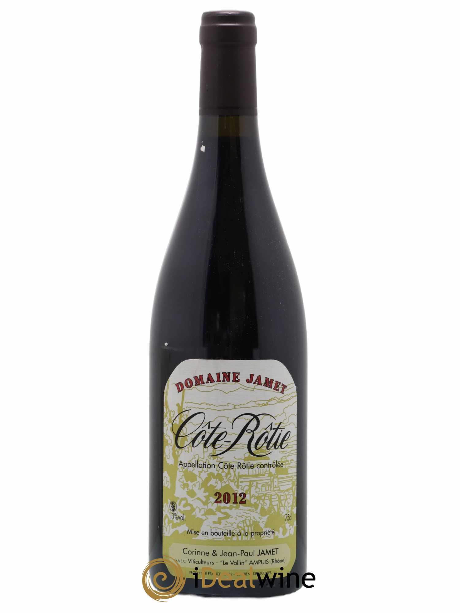 Côte-Rôtie Jamet (Domaine) 2012 - Lot de 1 bouteille - 0