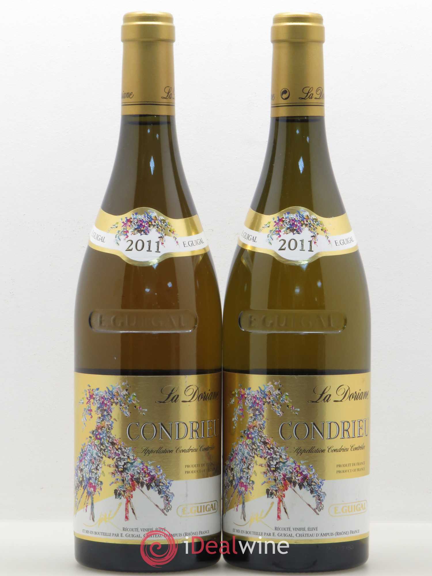 Condrieu La Doriane Guigal (sans prix de réserve) 2011 - Lot de 2 bouteilles - 0