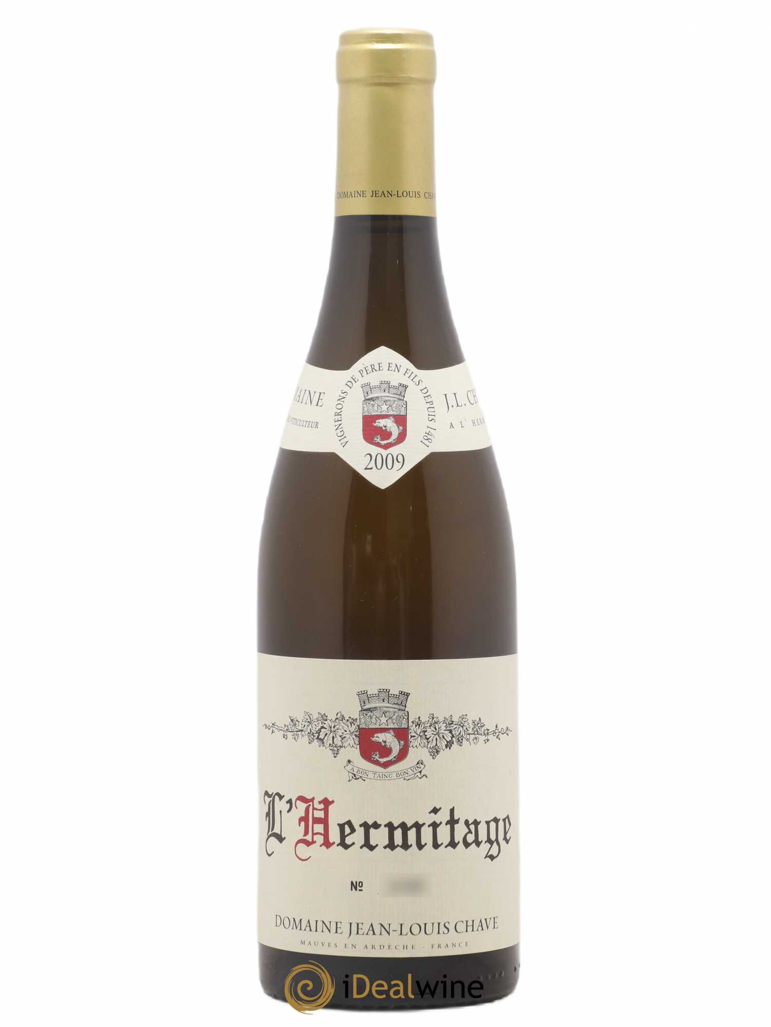 Hermitage Jean-Louis Chave 2009 - Lot de 1 bouteille - 0