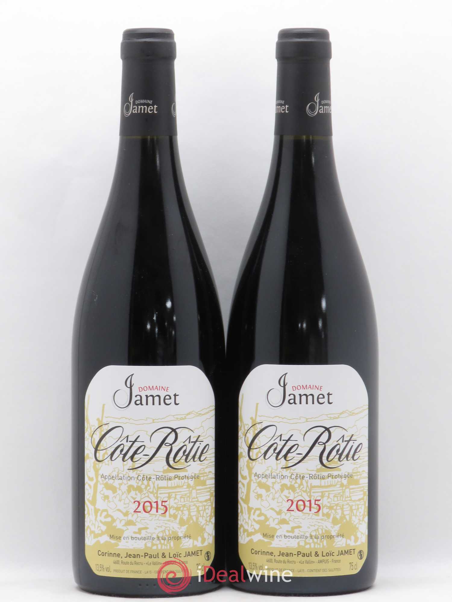 Côte-Rôtie Jamet (Domaine) 2015 - Lot de 2 bouteilles - 0