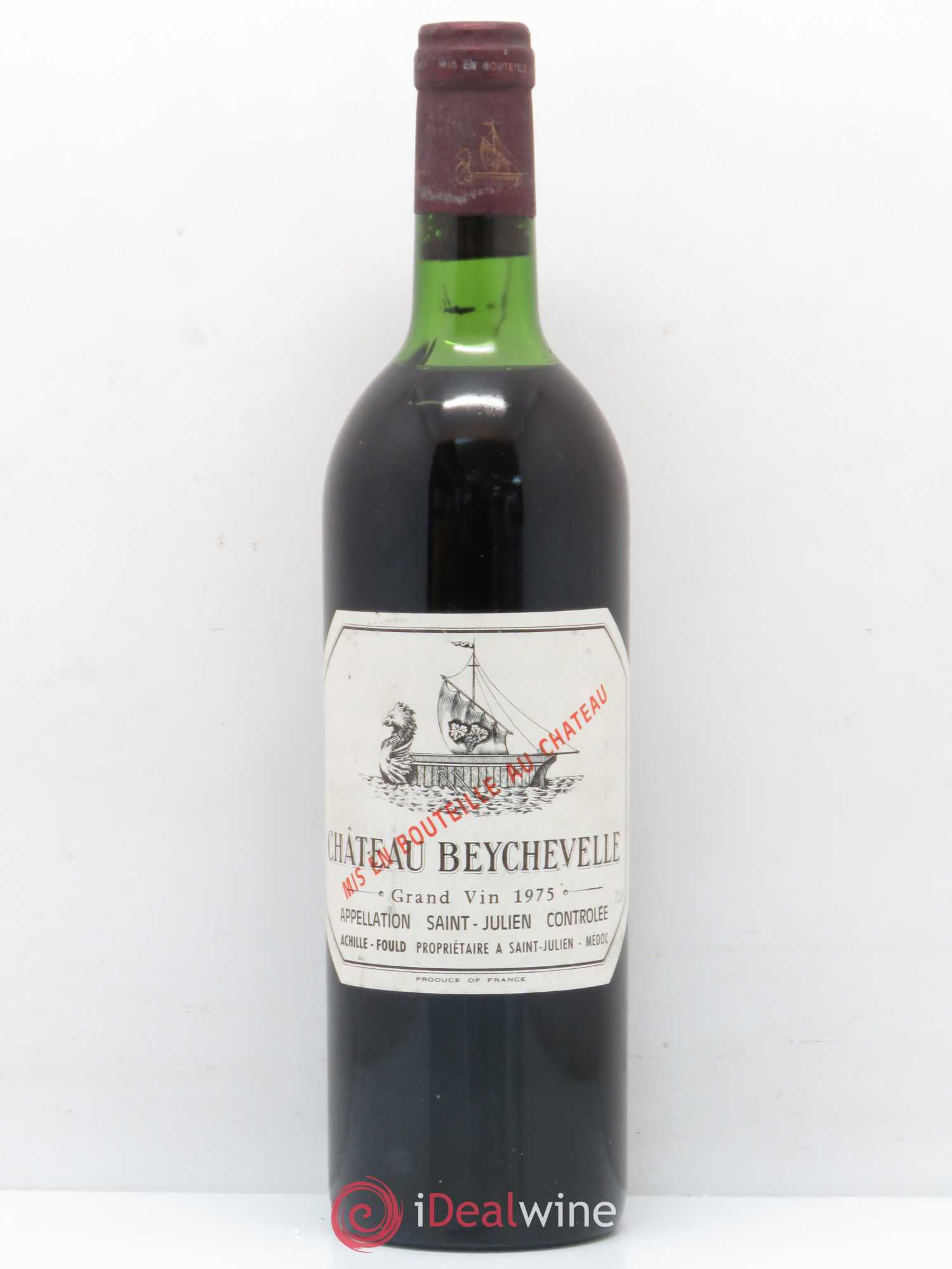 Château Beychevelle 4ème Grand Cru Classé 1975 - Lot de 1 bouteille - 0