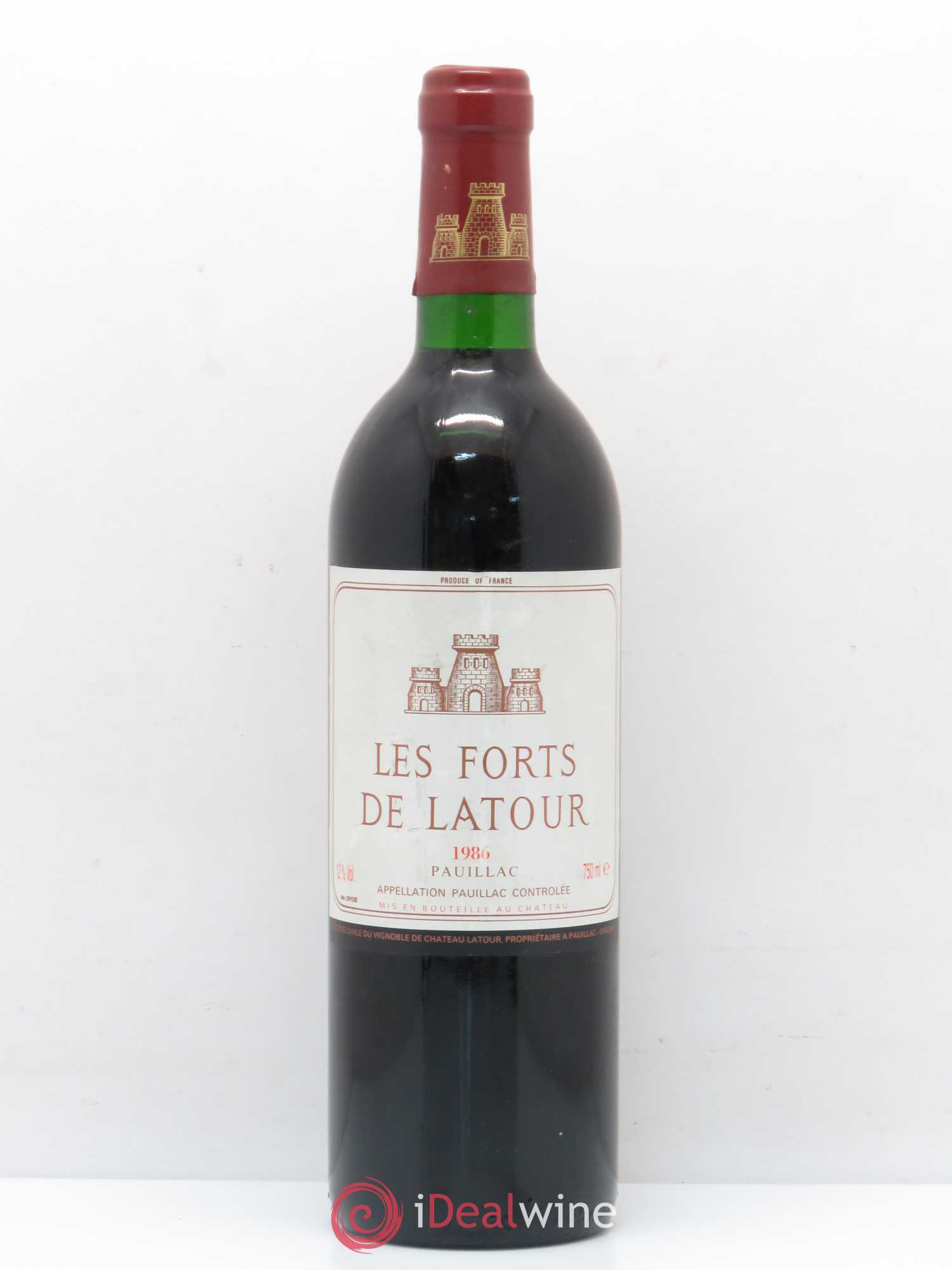 Les Forts de Latour Second Vin 1986 - Lot de 1 bouteille - 0