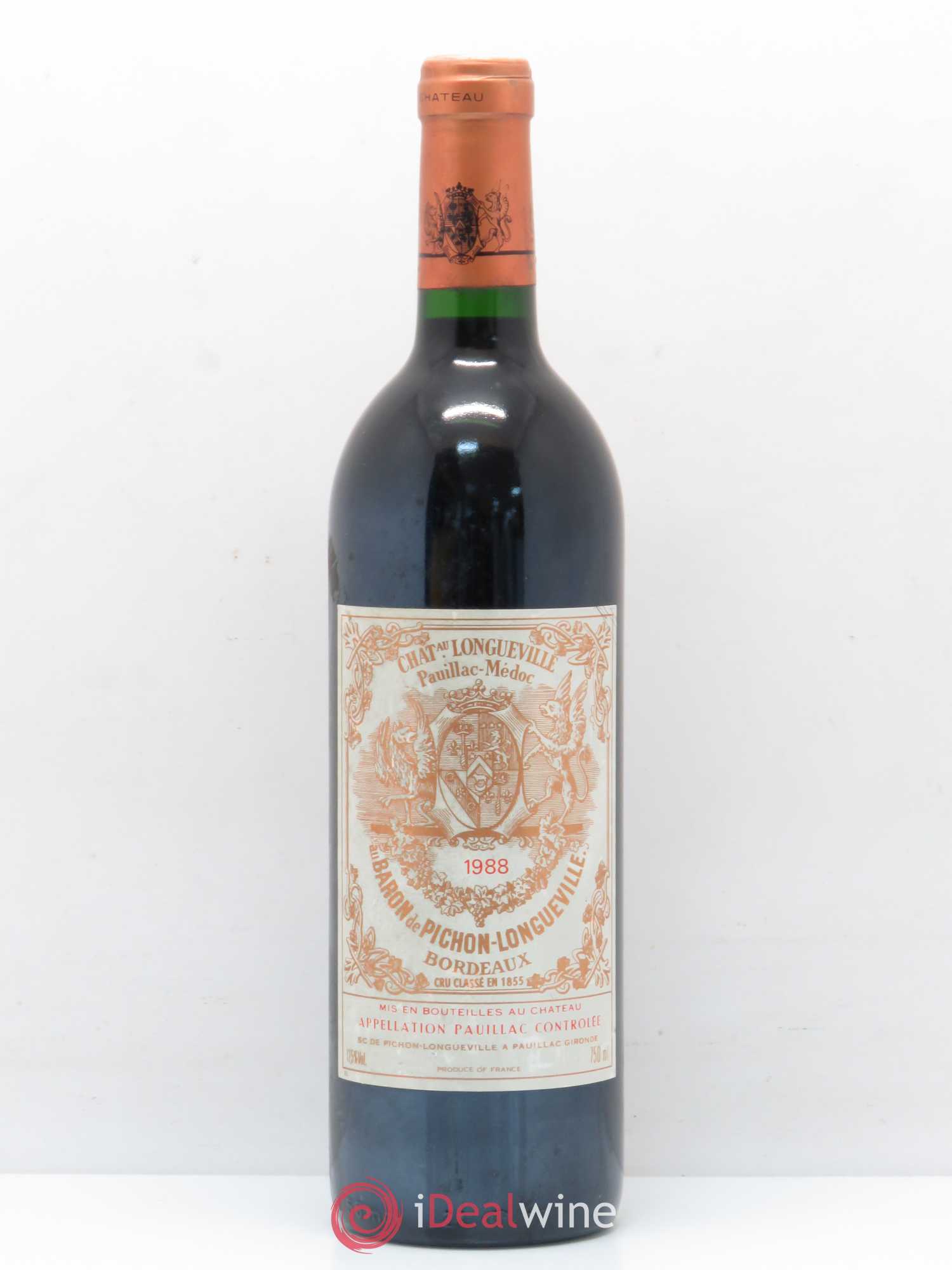 Pichon Longueville Baron 2ème Grand Cru Classé 1988 - Lot de 1 bouteille - 0