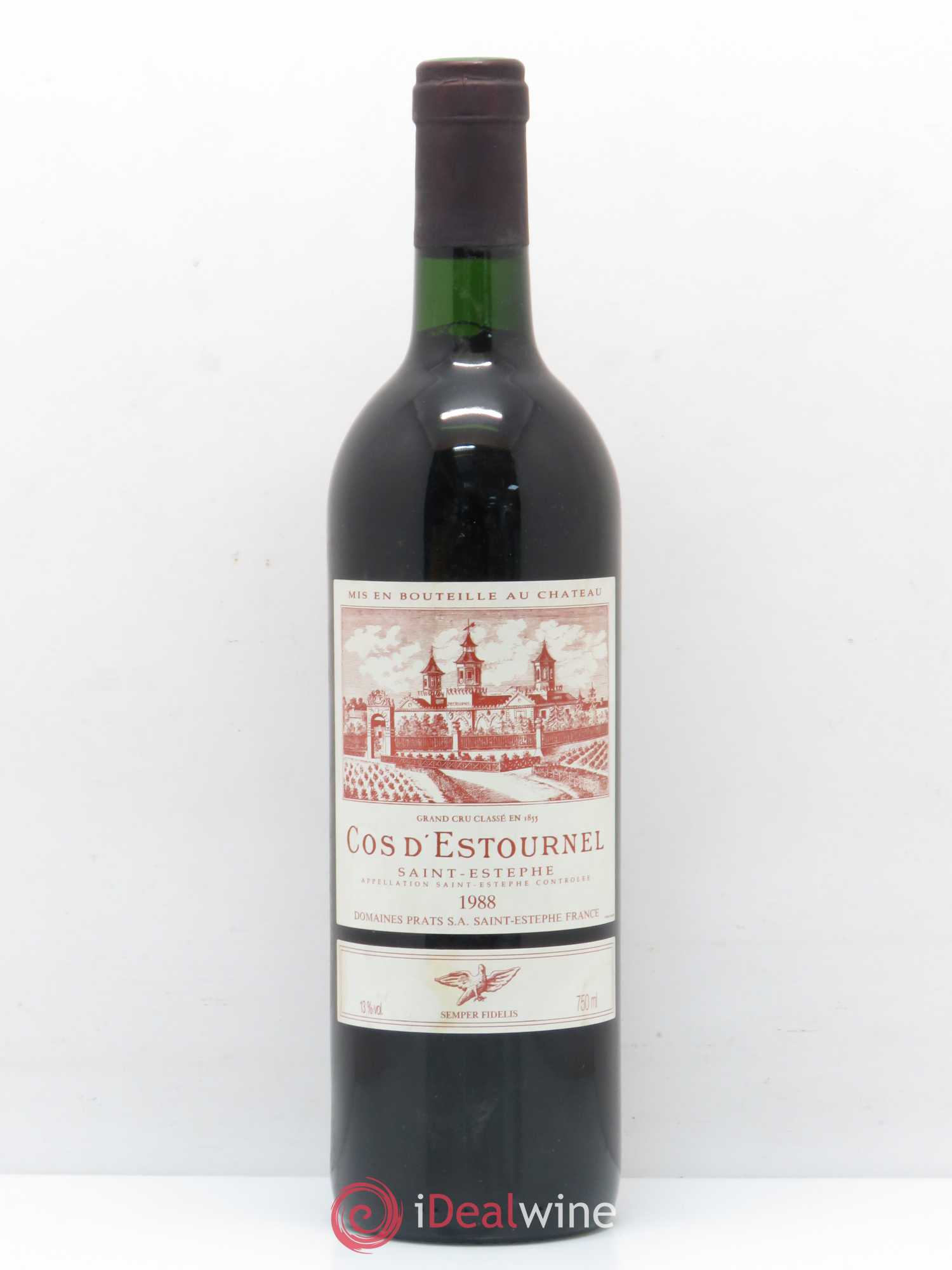 Cos d'Estournel 2ème Grand Cru Classé 1988 - Lot de 1 bouteille - 0