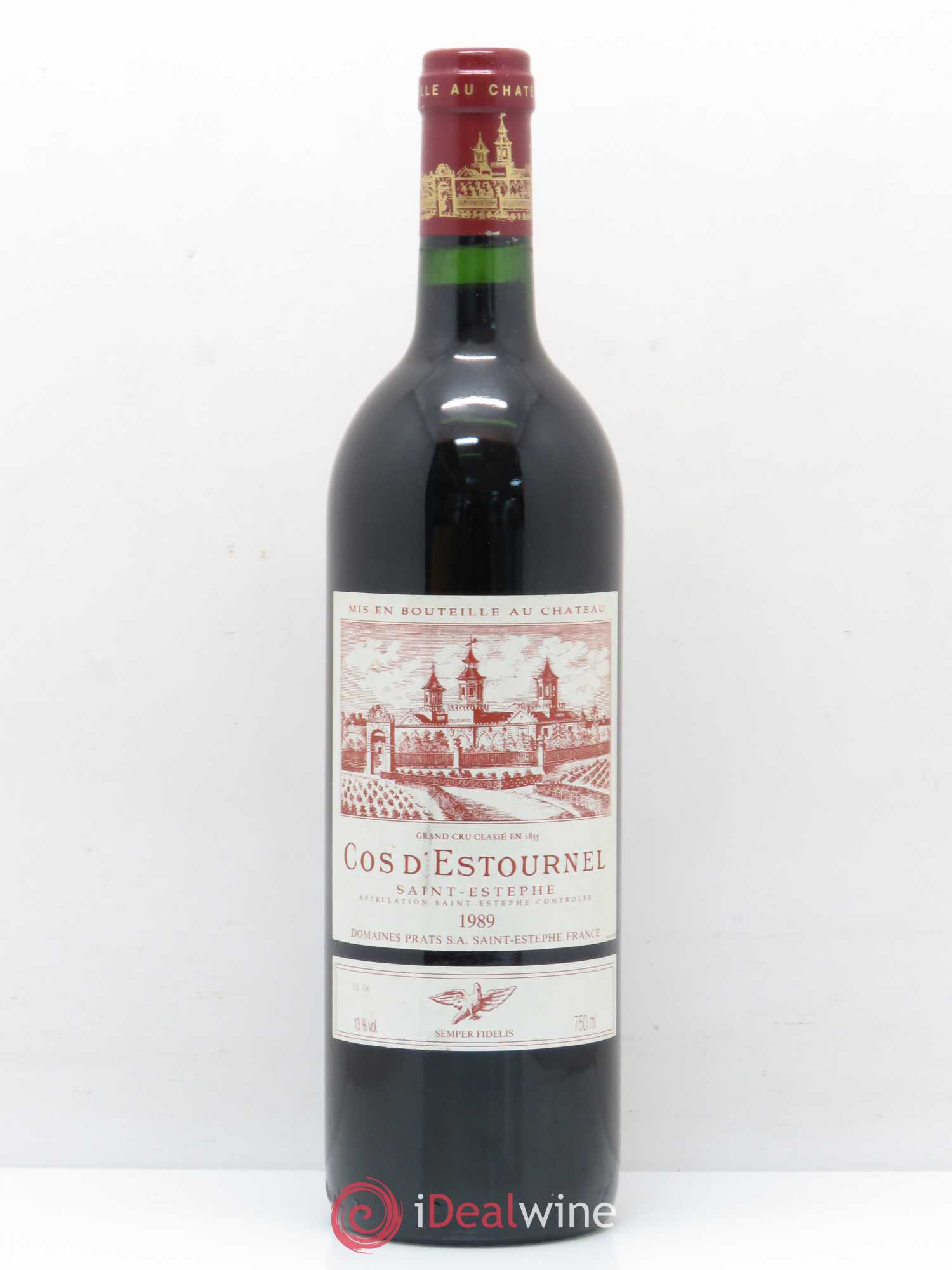 Cos d'Estournel 2ème Grand Cru Classé 1989 - Lot de 1 bouteille - 0