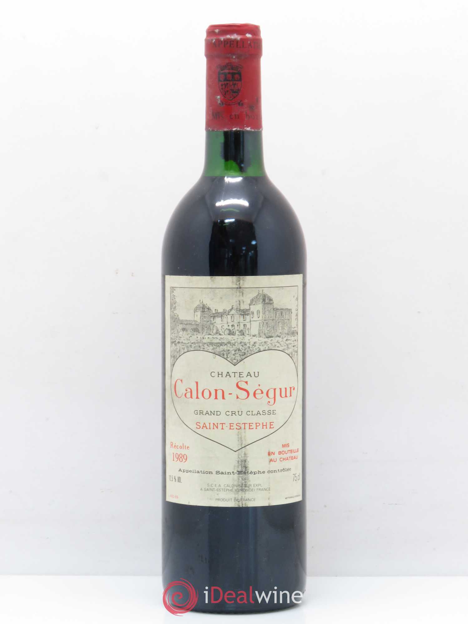 Château Calon Ségur 3ème Grand Cru Classé 1989 - Lot de 1 bouteille - 0