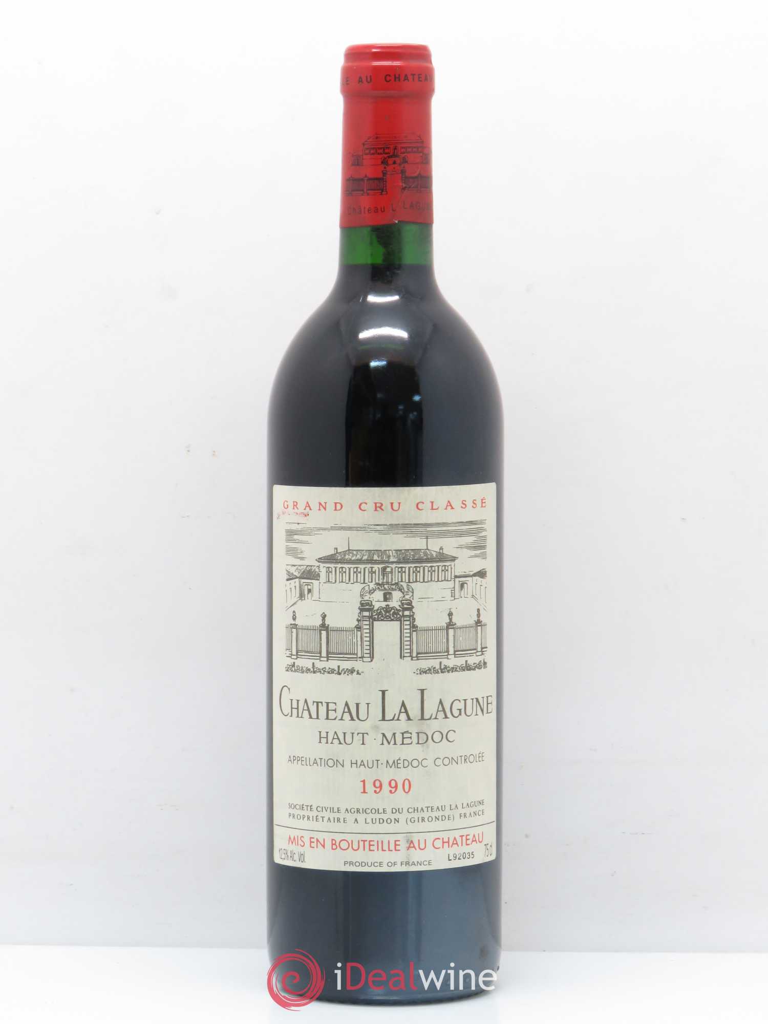 Château la Lagune 3ème Grand Cru Classé 1990 - Lot de 1 bouteille - 0