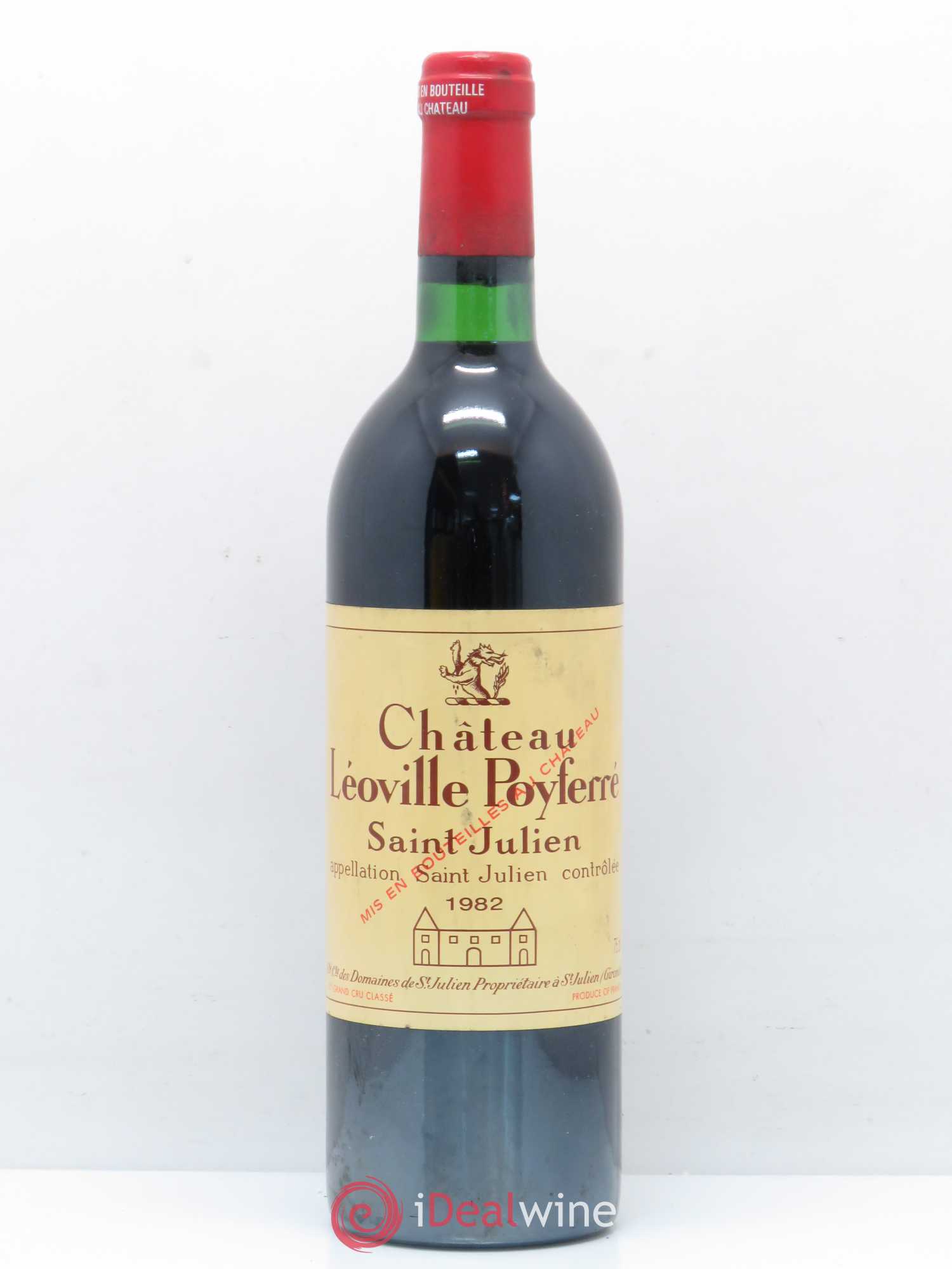 Château Léoville Poyferré 2ème Grand Cru Classé 1982 - Lot de 1 bouteille - 0