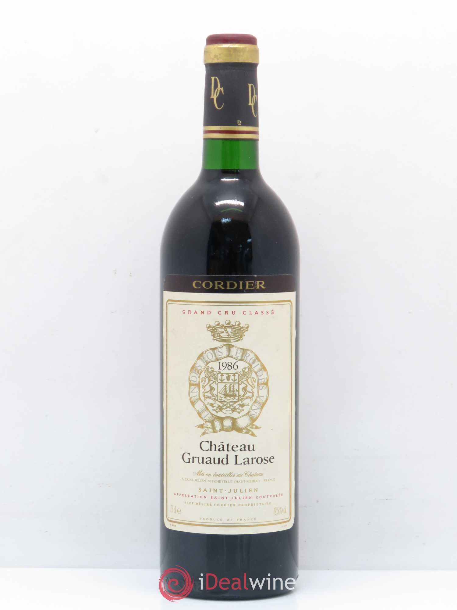 Château Gruaud Larose 2ème Grand Cru Classé 1986 - Lot de 1 bouteille - 0