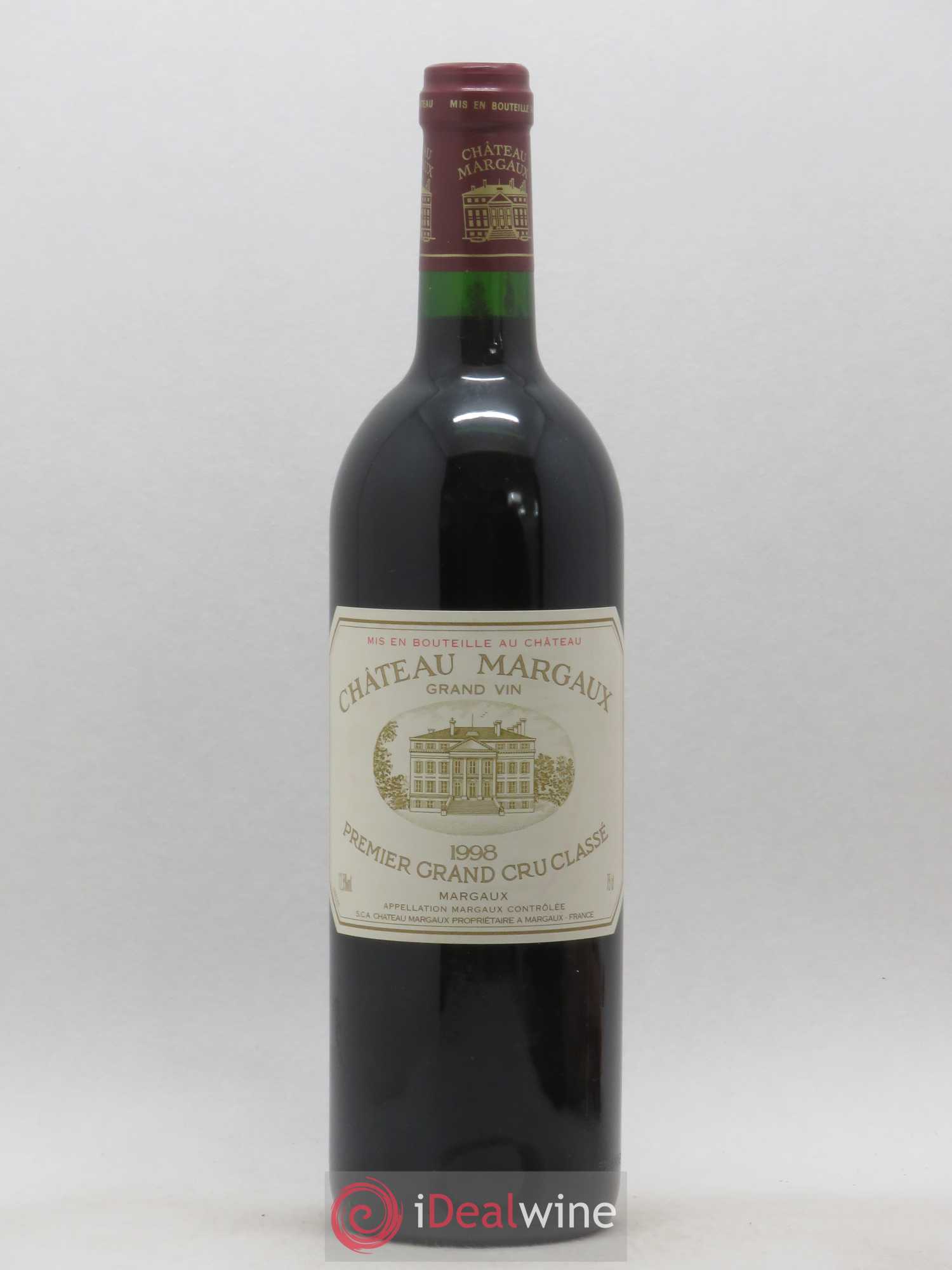 Château Margaux 1er Grand Cru Classé 1998 - Lot de 1 bouteille - 0