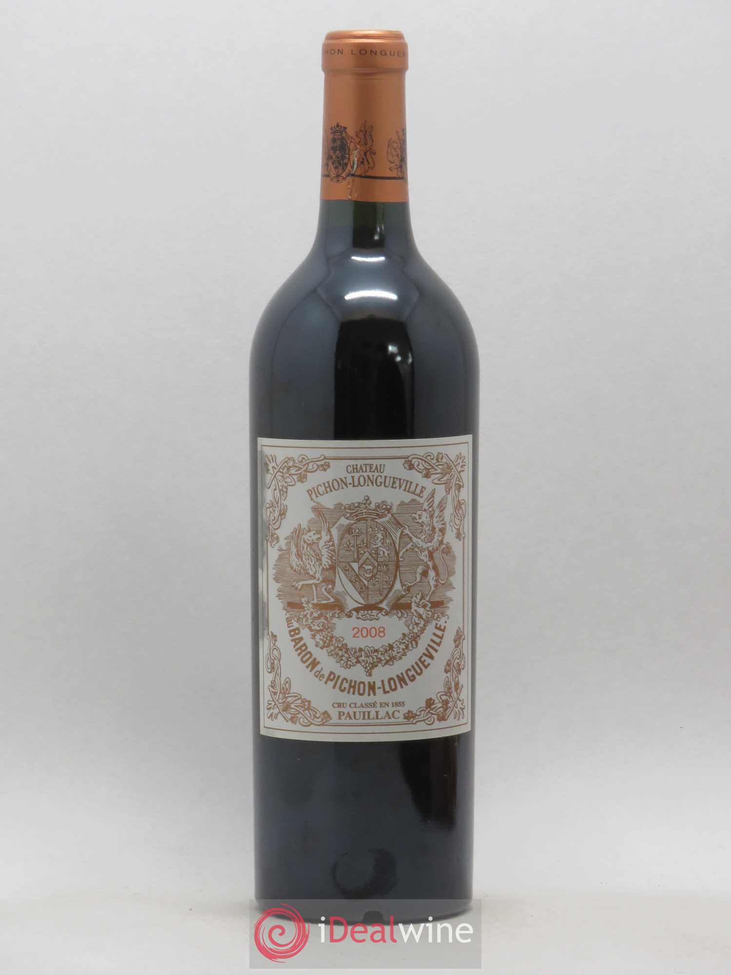 Pichon Longueville Baron 2ème Grand Cru Classé 2008 - Lot de 1 bouteille - 0