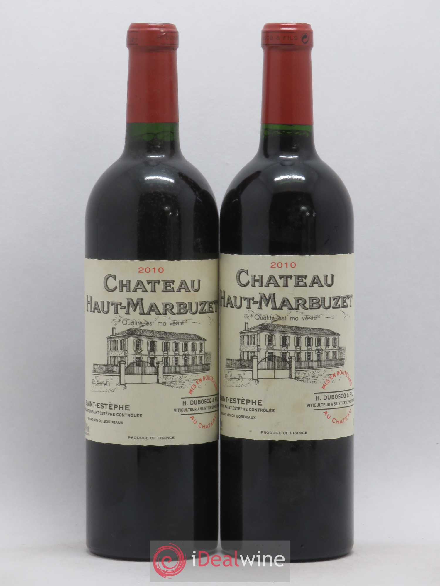 Château Haut Marbuzet 2010 - Lot de 2 bouteilles - 0