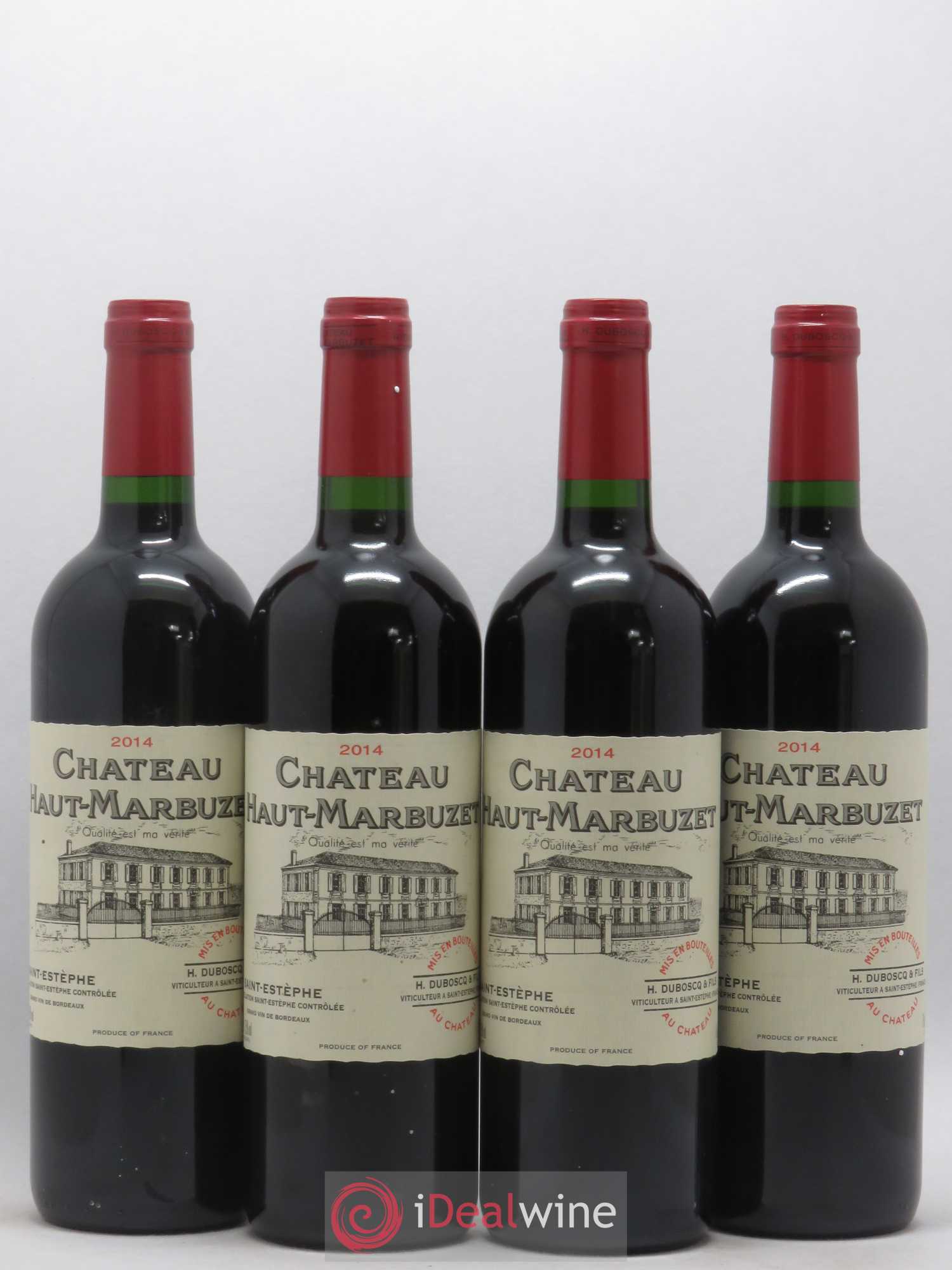 Château Haut Marbuzet 2014 - Lot de 4 bouteilles - 0