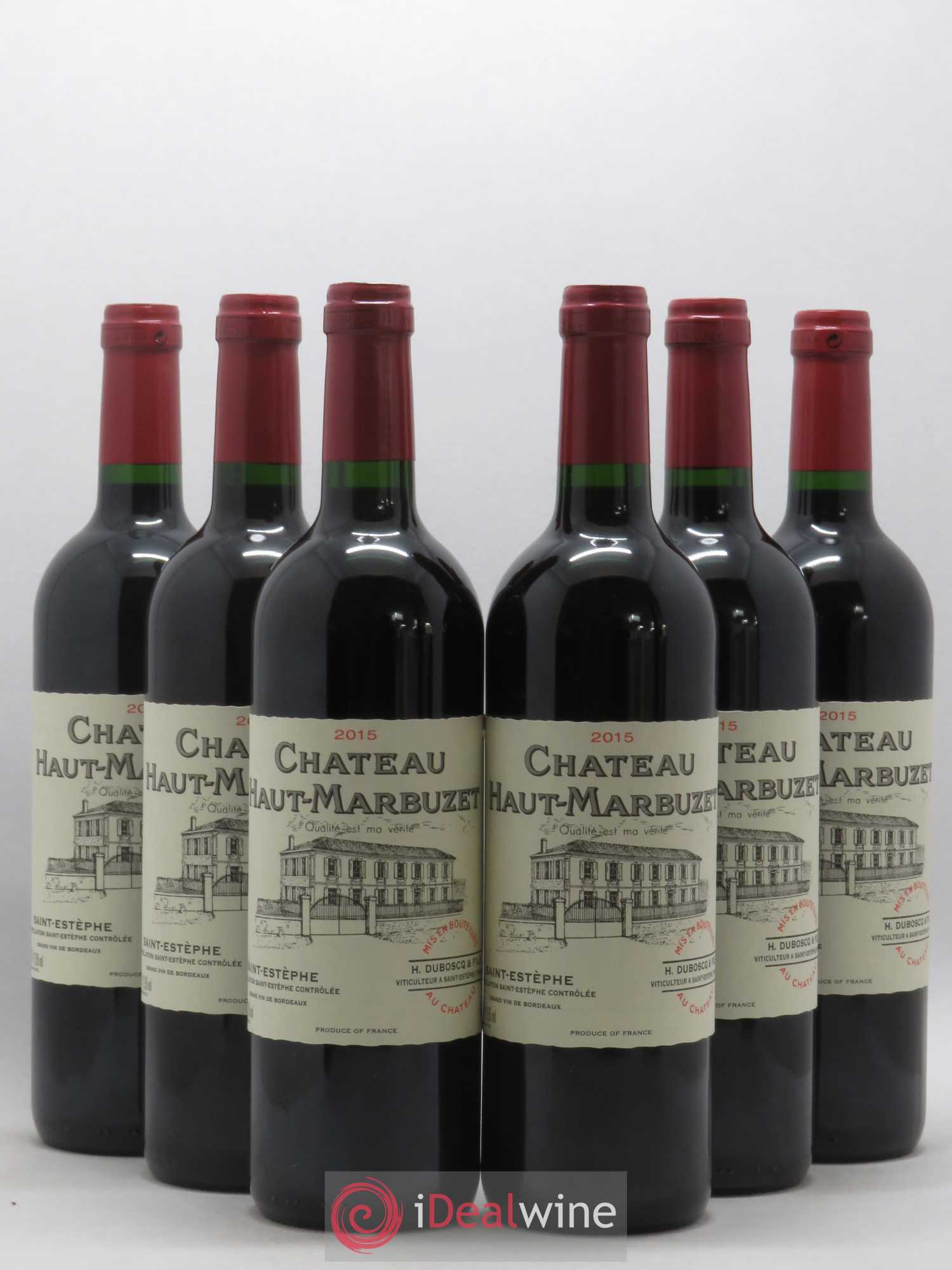Château Haut Marbuzet 2015 - Lot de 6 bouteilles - 0