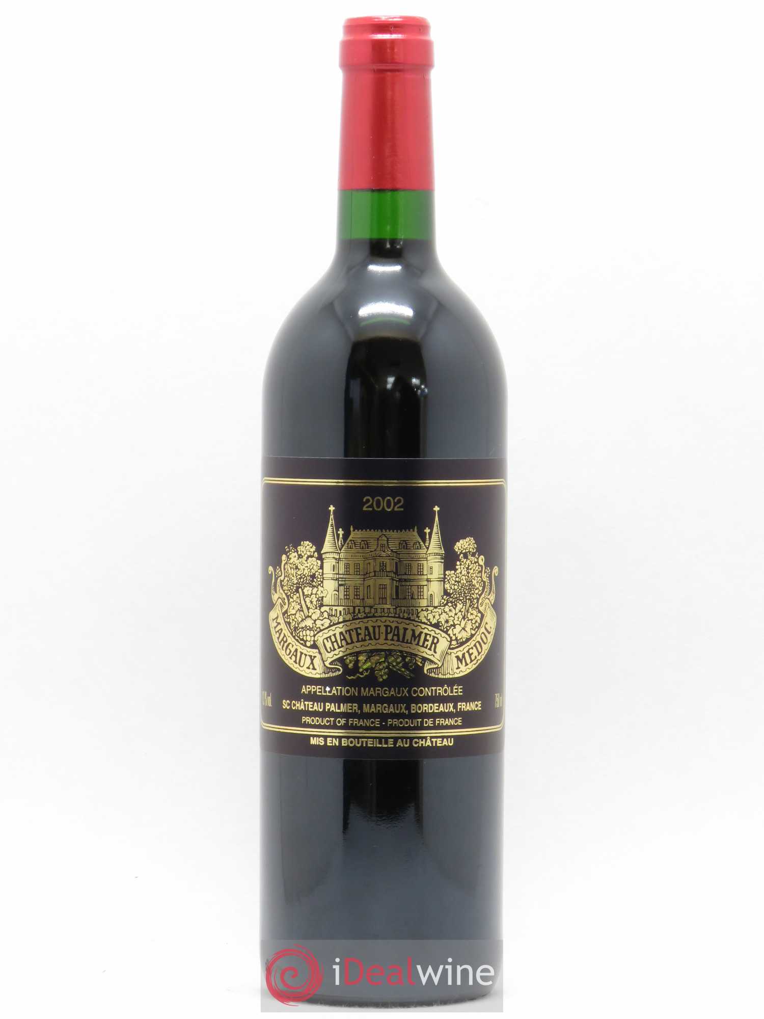 Château Palmer 3ème Grand Cru Classé 2002 - Lot de 1 bouteille - 0