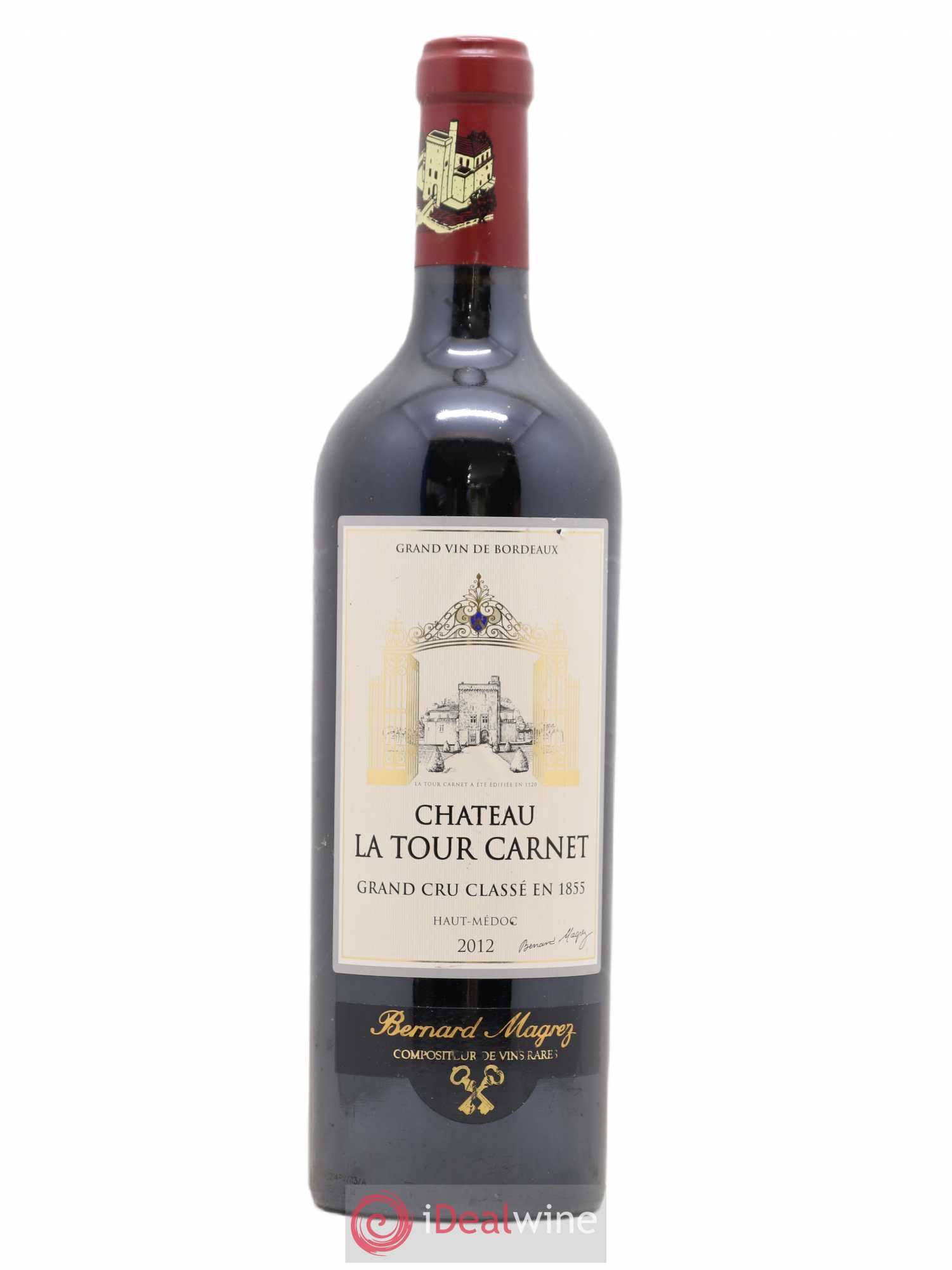 Château la Tour Carnet 4ème Grand Cru Classé 2012 - Lot de 1 bouteille - 0