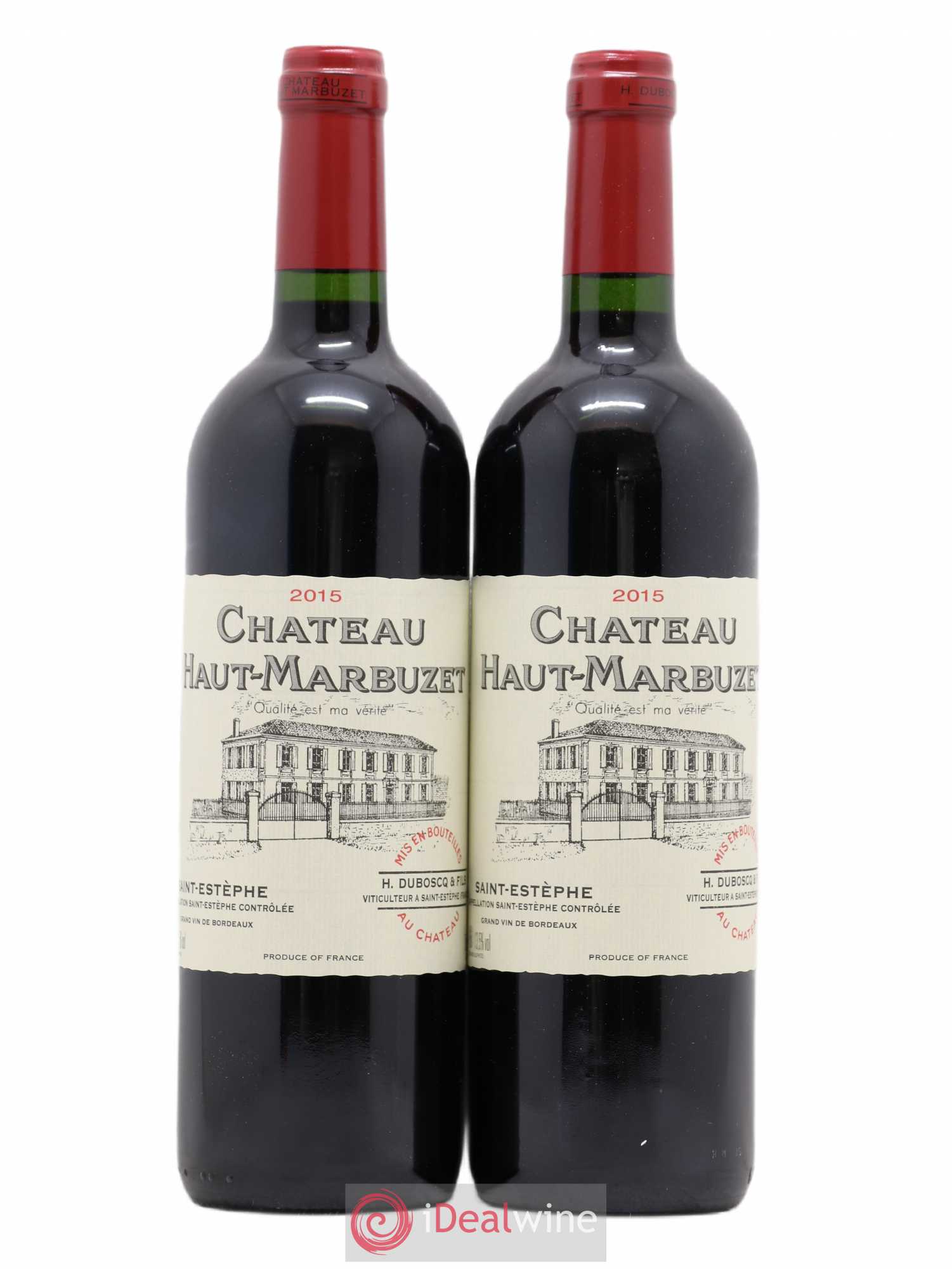 Château Haut Marbuzet 2015 - Lot de 2 bouteilles - 0