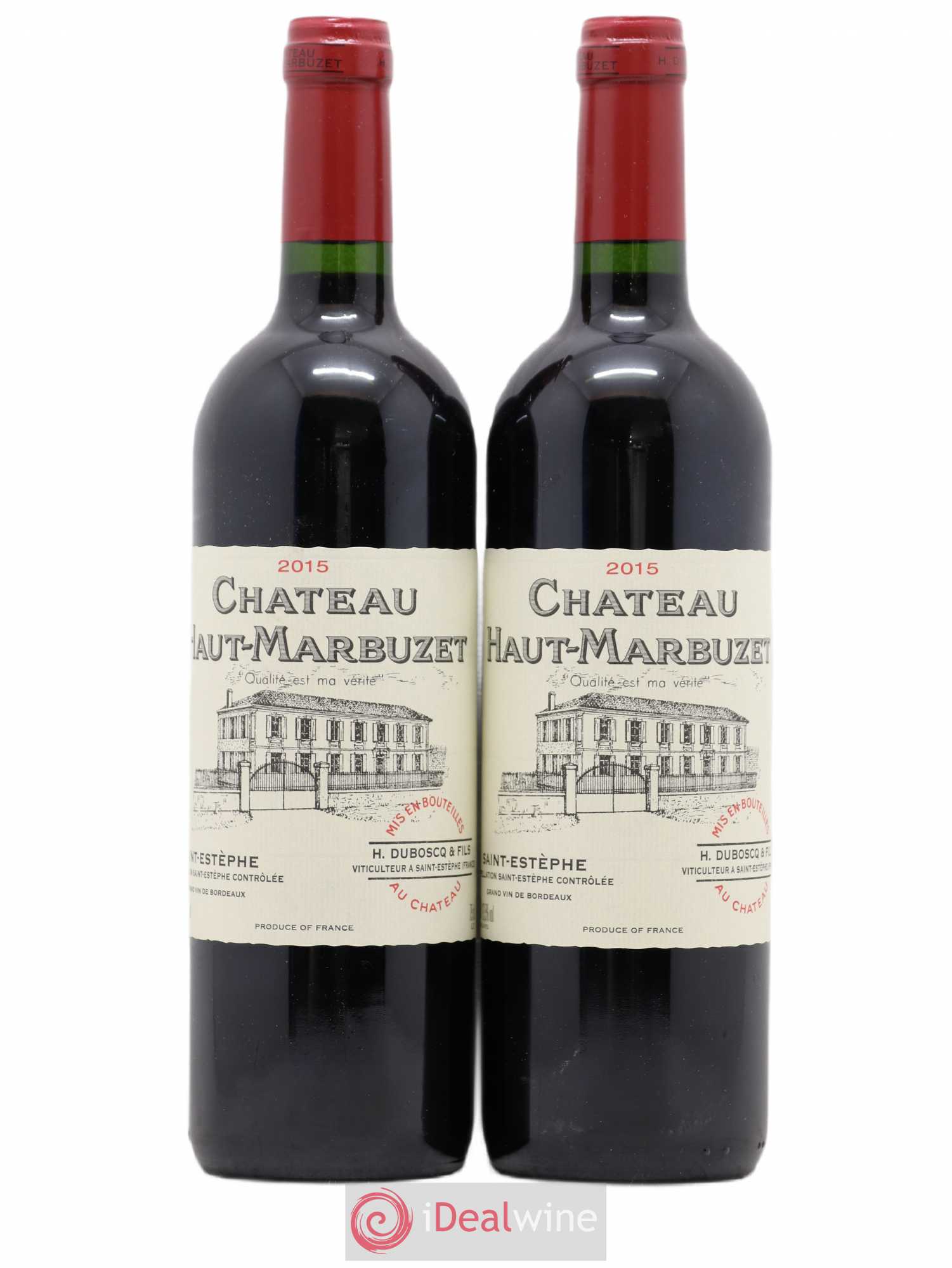 Château Haut Marbuzet 2015 - Lot de 2 bouteilles - 0