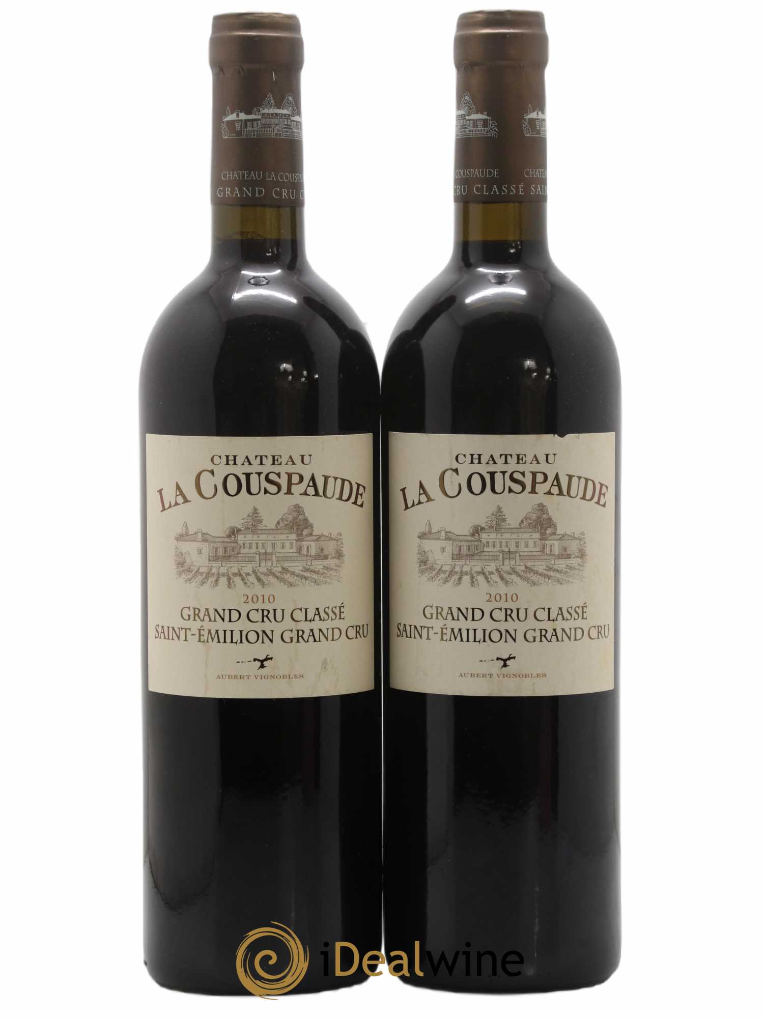 Château la Couspaude Grand Cru Classé (sans prix de réserve) 2010 - Lot de 2 bouteilles - 0
