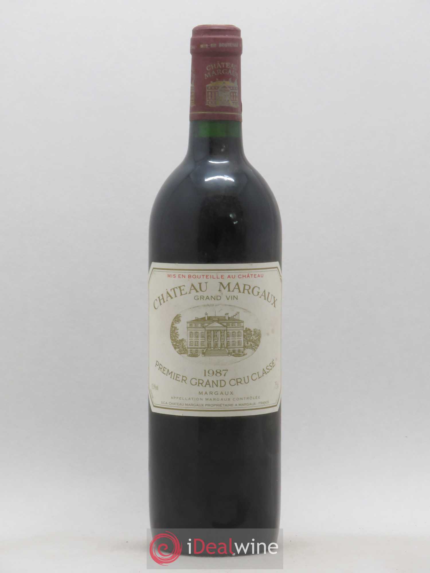 Château Margaux 1er Grand Cru Classé 1987 - Lot de 1 bouteille - 0